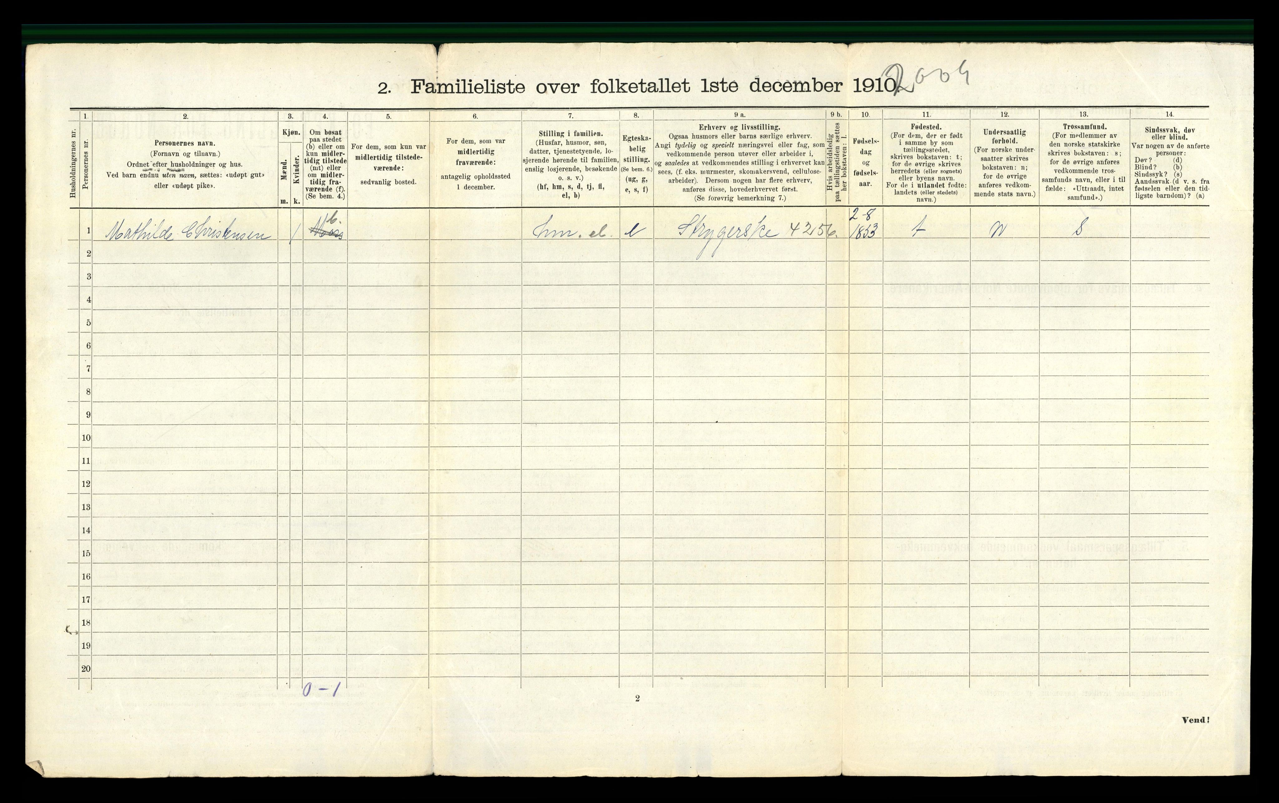 RA, 1910 census for Moss, 1910, p. 1736