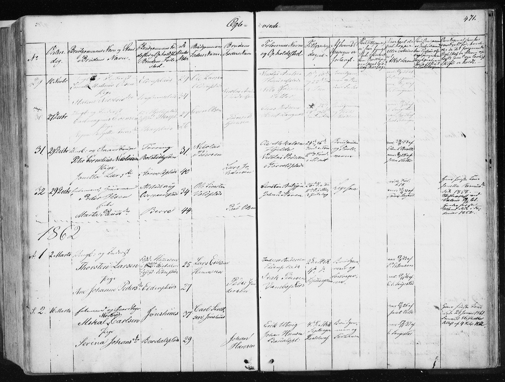 Ministerialprotokoller, klokkerbøker og fødselsregistre - Nord-Trøndelag, AV/SAT-A-1458/741/L0393: Parish register (official) no. 741A07, 1849-1863, p. 471