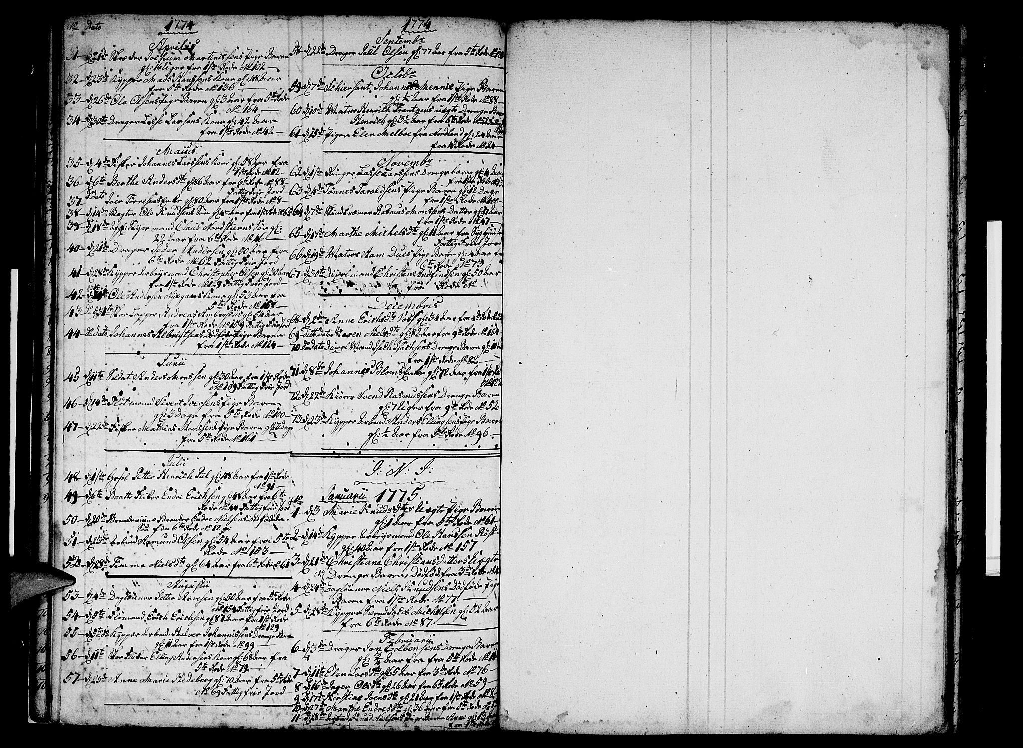 Nykirken Sokneprestembete, AV/SAB-A-77101/H/Haa/L0010: Parish register (official) no. A 10, 1759-1775, p. 21