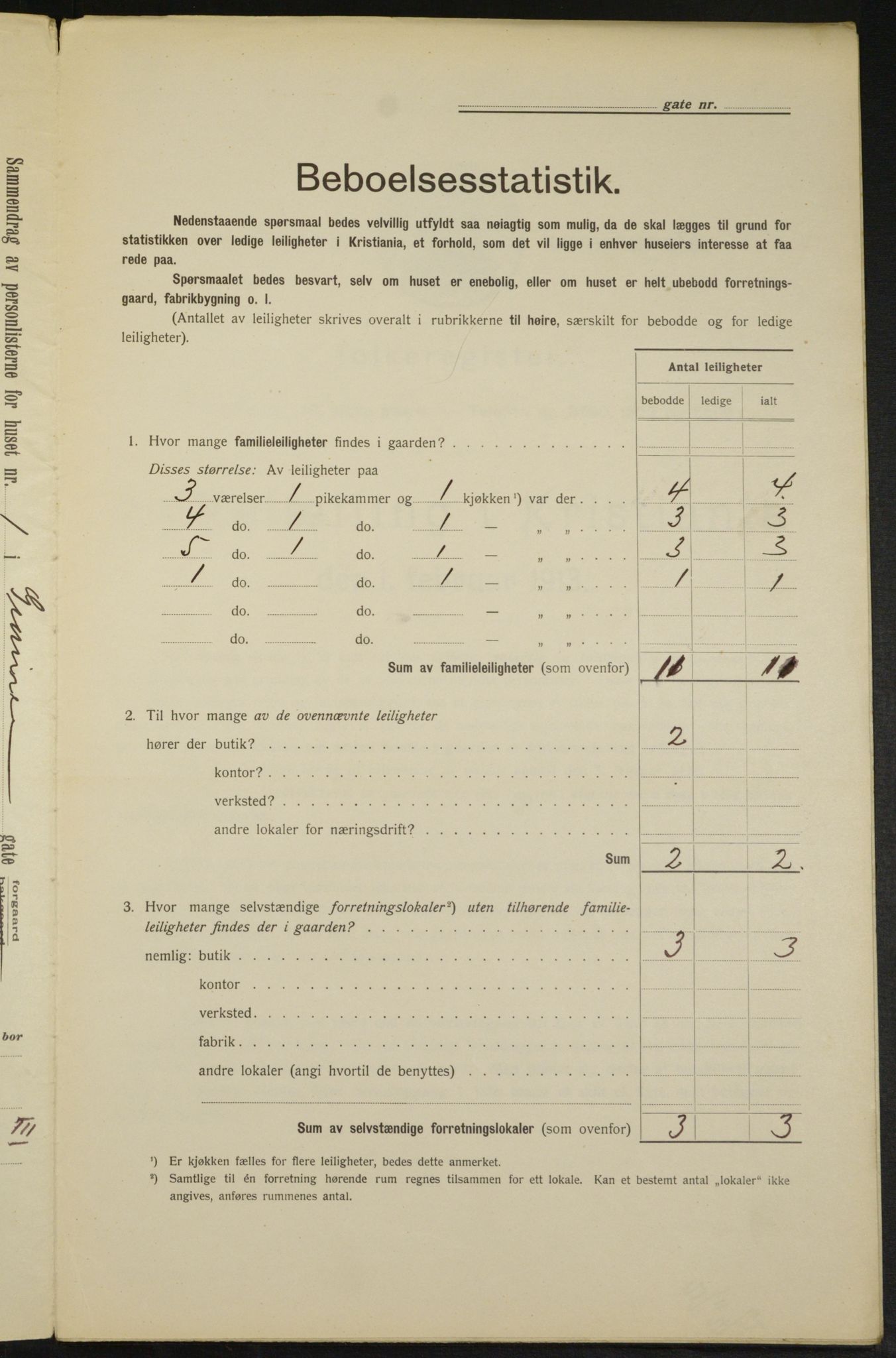 OBA, Municipal Census 1913 for Kristiania, 1913, p. 32326