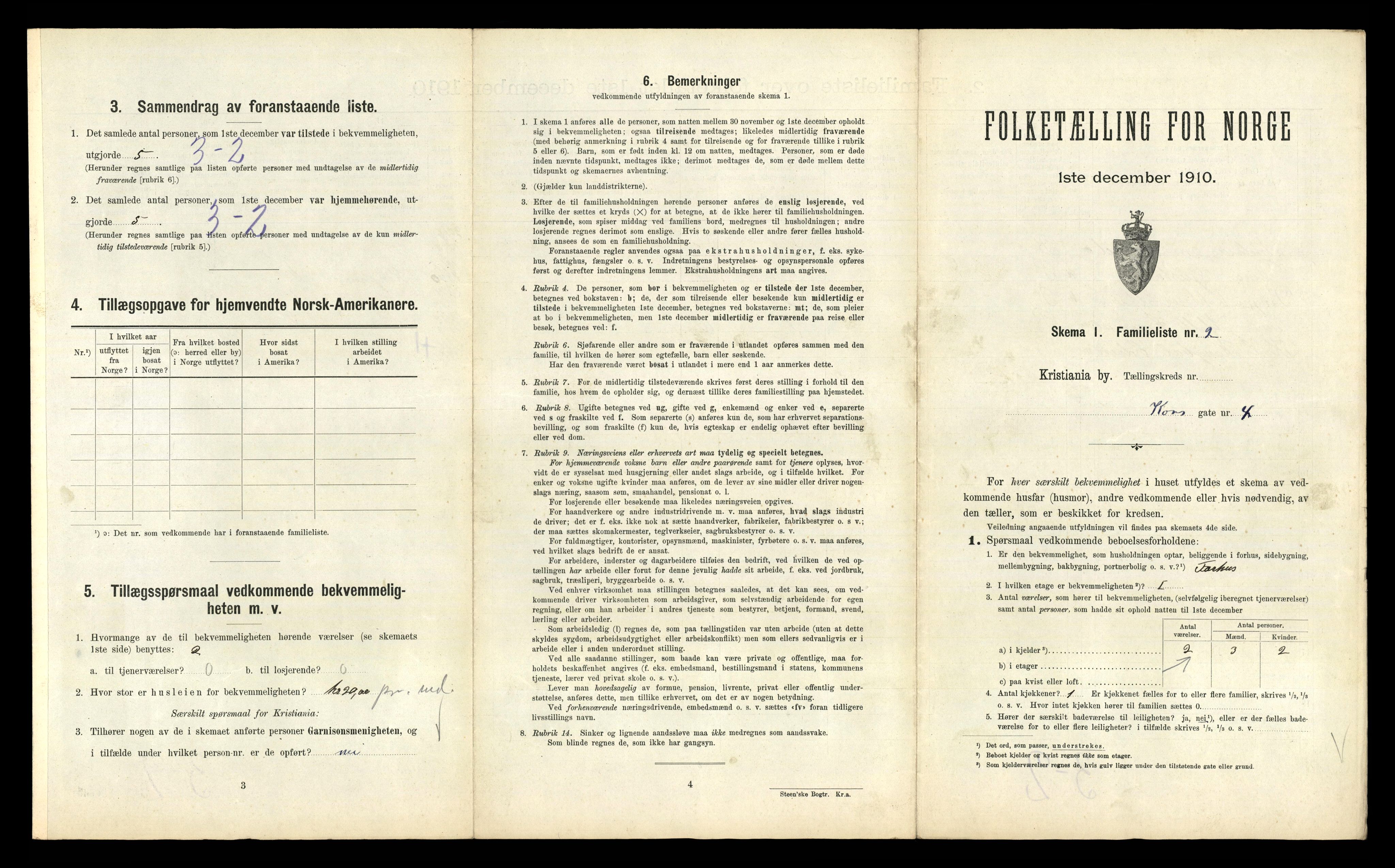 RA, 1910 census for Kristiania, 1910, p. 52587