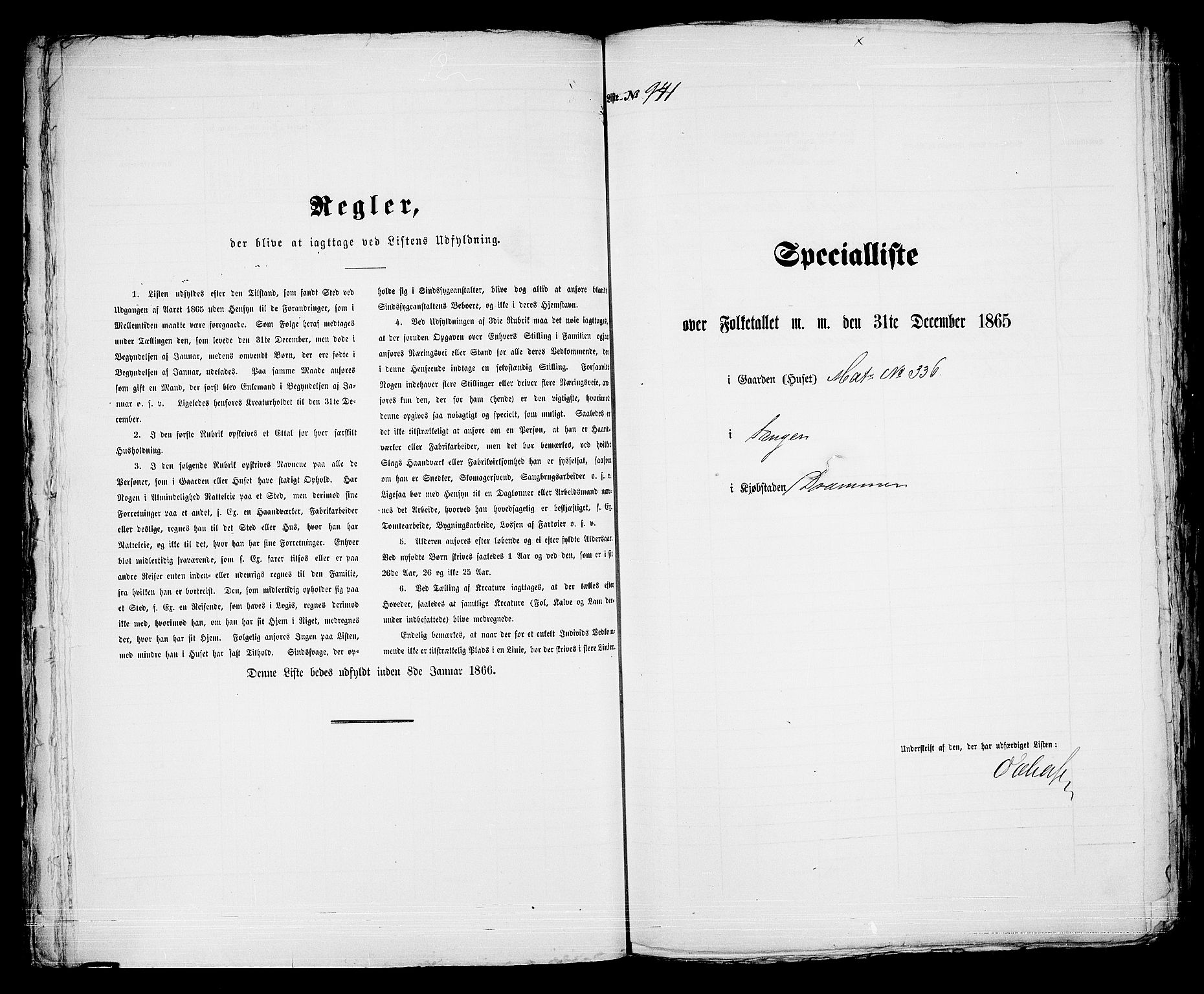 RA, 1865 census for Strømsø in Drammen, 1865, p. 705