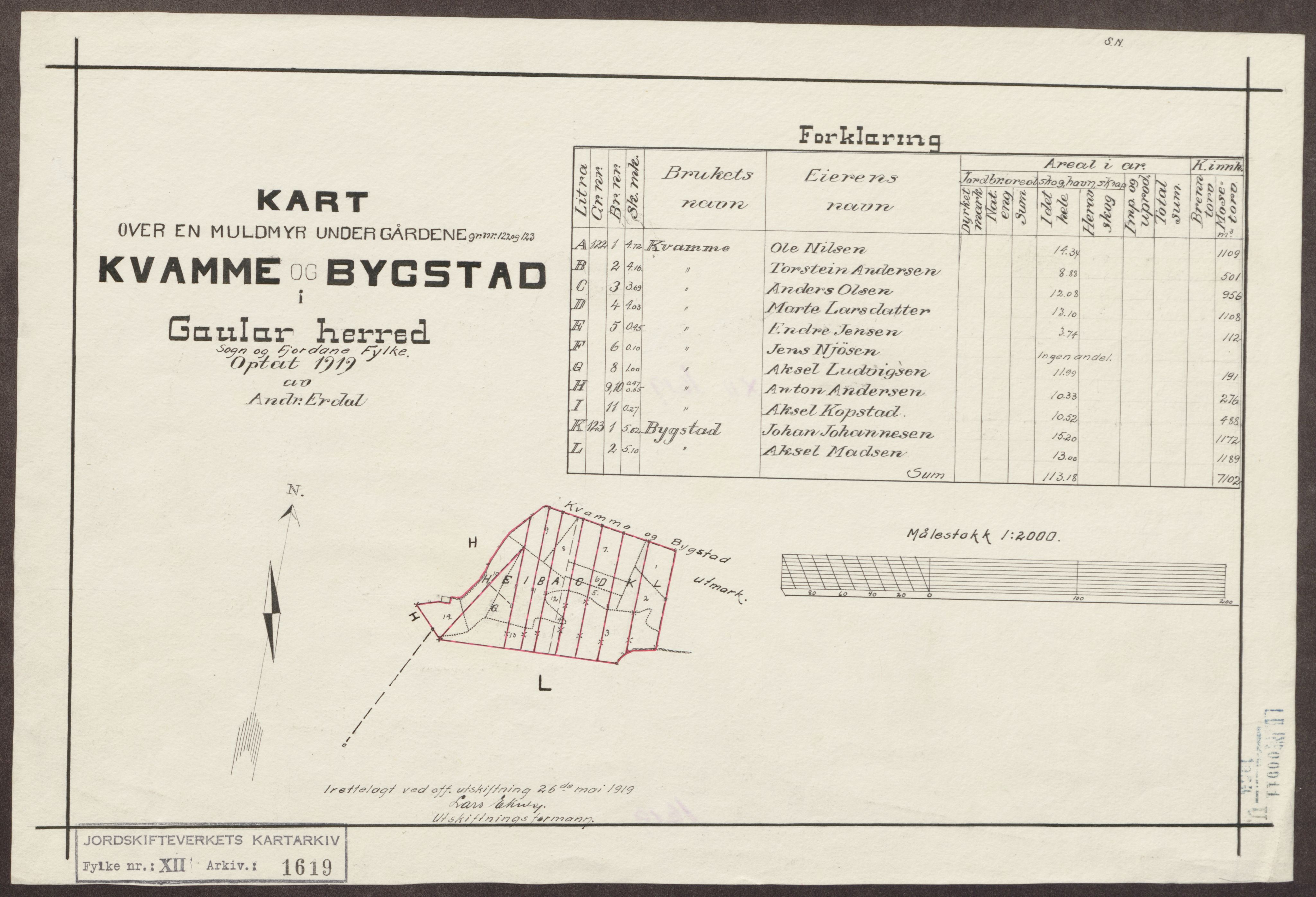 Jordskifteverkets kartarkiv, RA/S-3929/T, 1859-1988, p. 1849