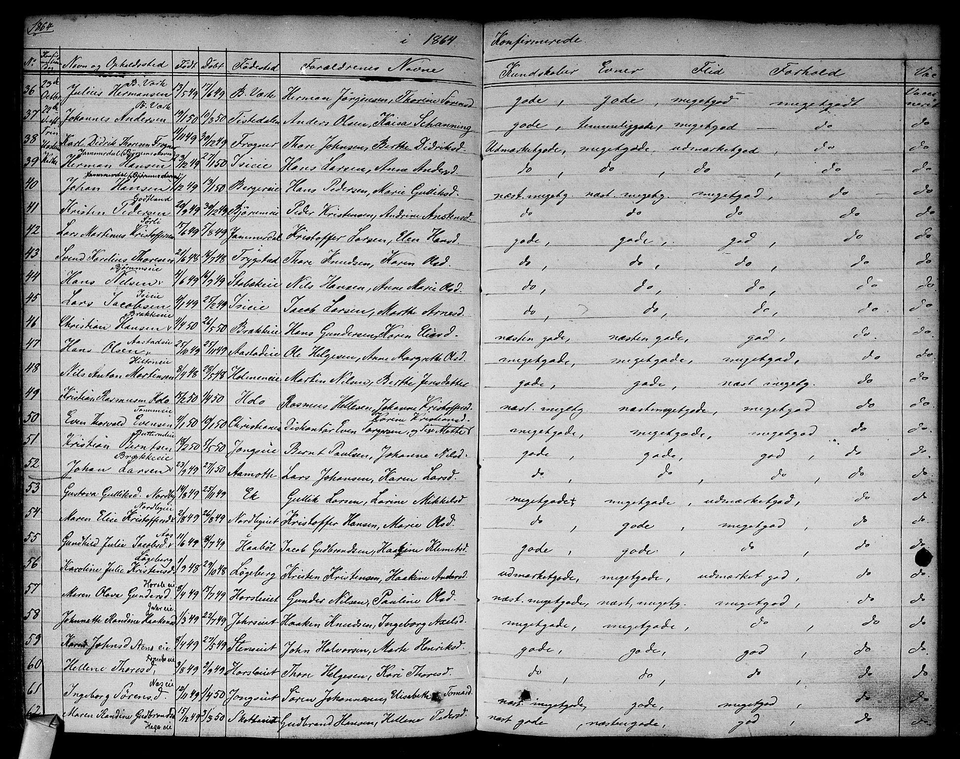 Asker prestekontor Kirkebøker, AV/SAO-A-10256a/F/Fa/L0009: Parish register (official) no. I 9, 1825-1878, p. 227