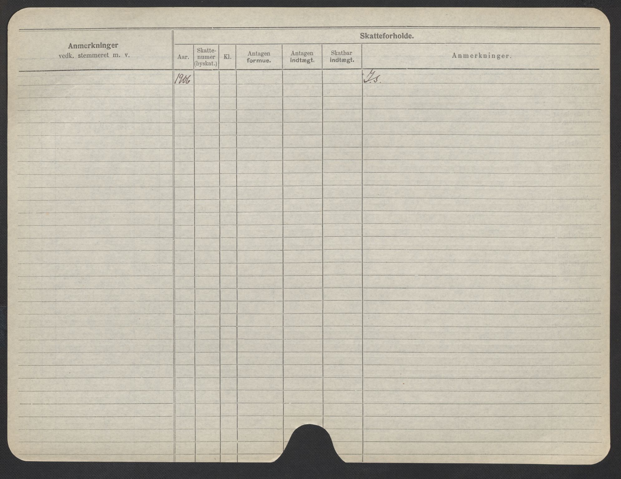 Oslo folkeregister, Registerkort, AV/SAO-A-11715/F/Fa/Fac/L0018: Kvinner, 1906-1914, p. 1001b