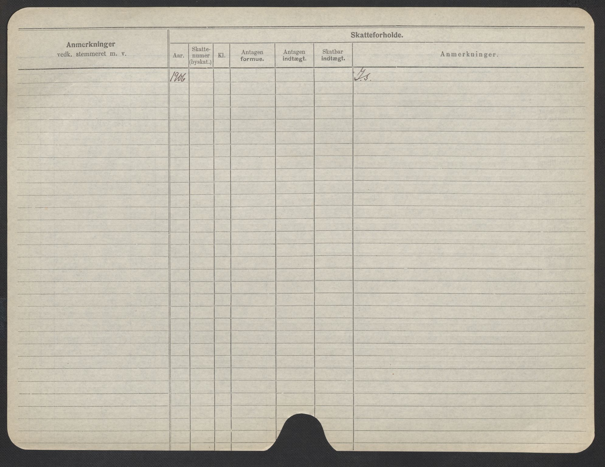 Oslo folkeregister, Registerkort, SAO/A-11715/F/Fa/Fac/L0018: Kvinner, 1906-1914, p. 1001b