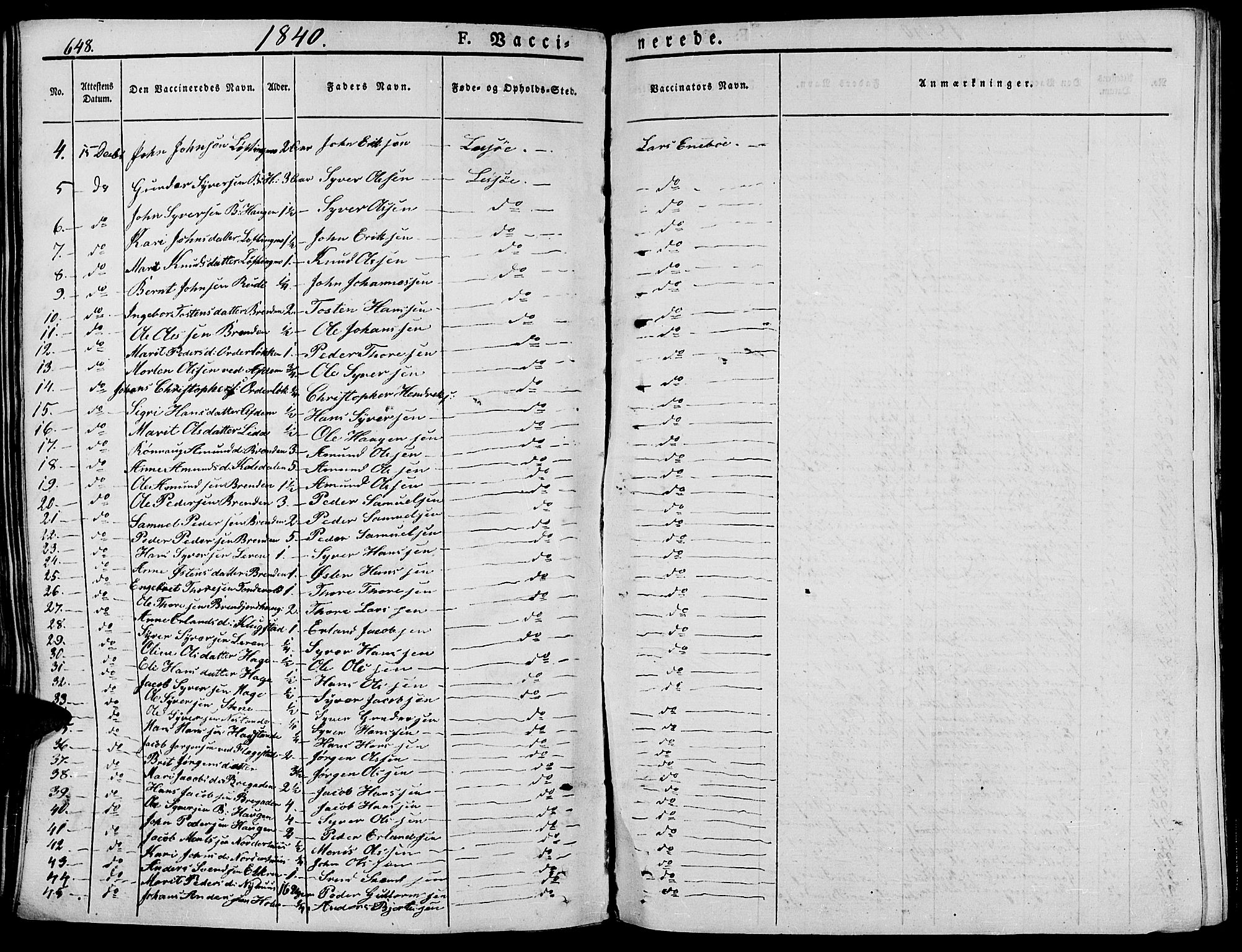 Lesja prestekontor, AV/SAH-PREST-068/H/Ha/Haa/L0005: Parish register (official) no. 5, 1830-1842, p. 648