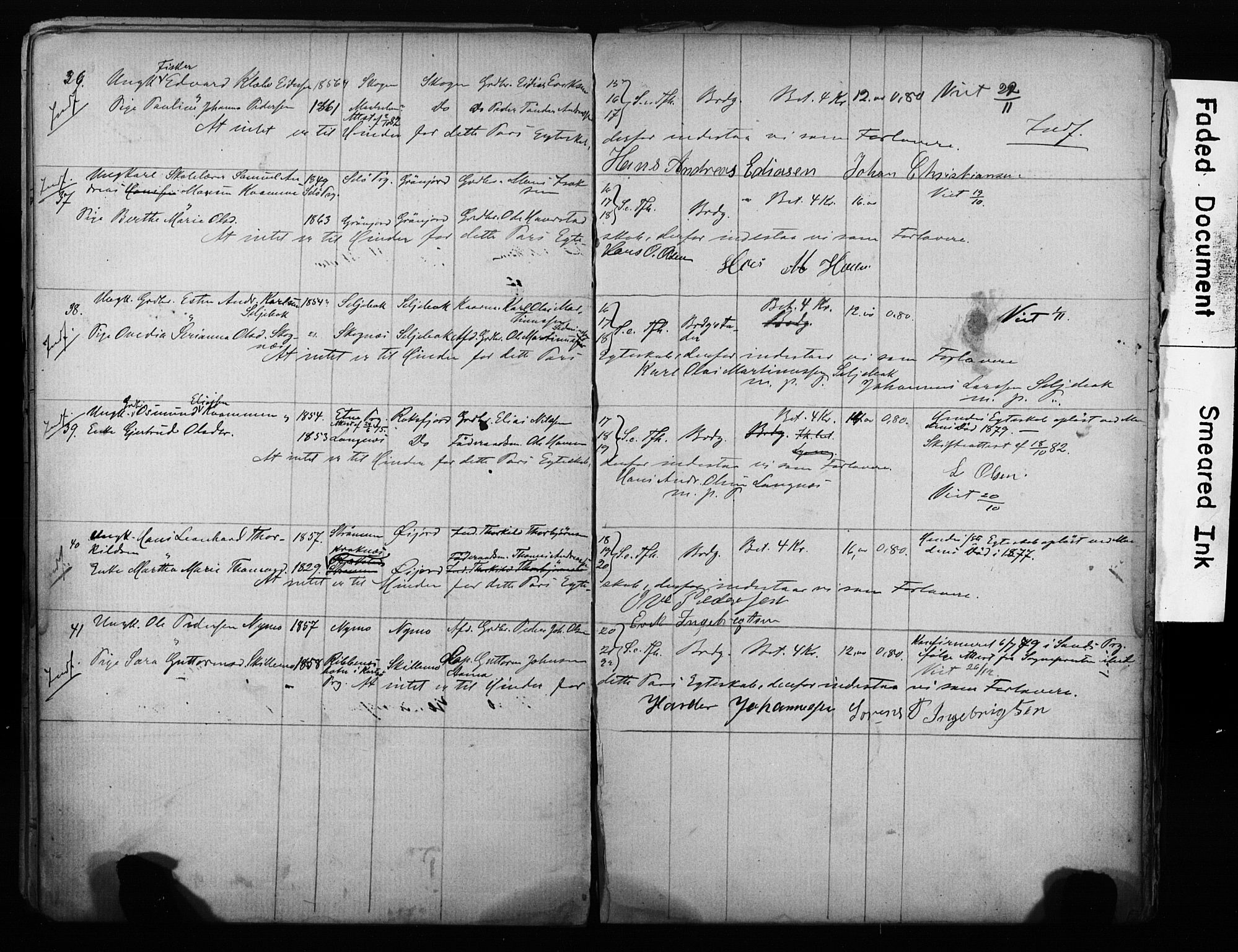 Lenvik sokneprestembete, AV/SATØ-S-1310/I/Ie/L0095: Banns register no. 95, 1868-1890