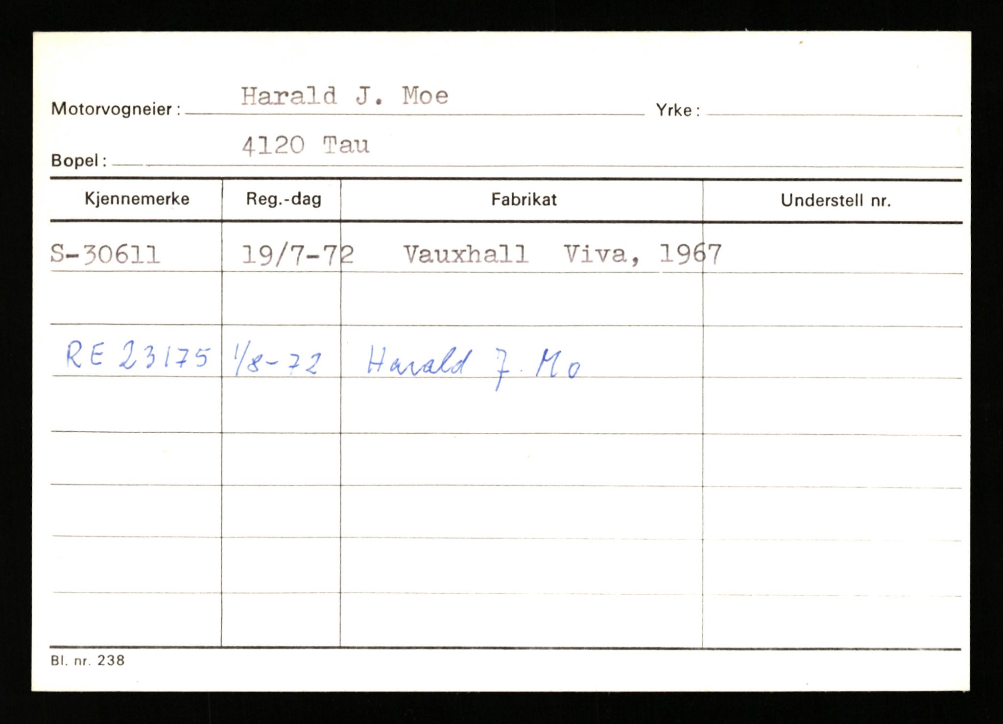 Stavanger trafikkstasjon, SAST/A-101942/0/G/L0005: Registreringsnummer: 23000 - 34245, 1930-1971, p. 2353