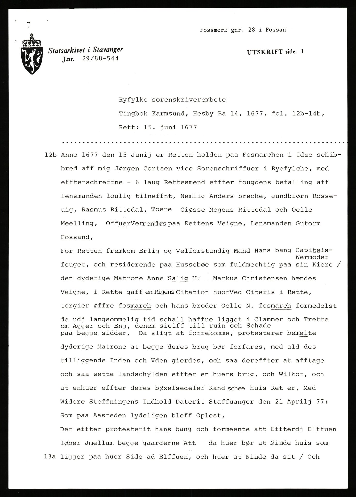 Statsarkivet i Stavanger, AV/SAST-A-101971/03/Y/Yj/L0022: Avskrifter sortert etter gårdsnavn: Foss - Frøiland i Hetland, 1750-1930, p. 240