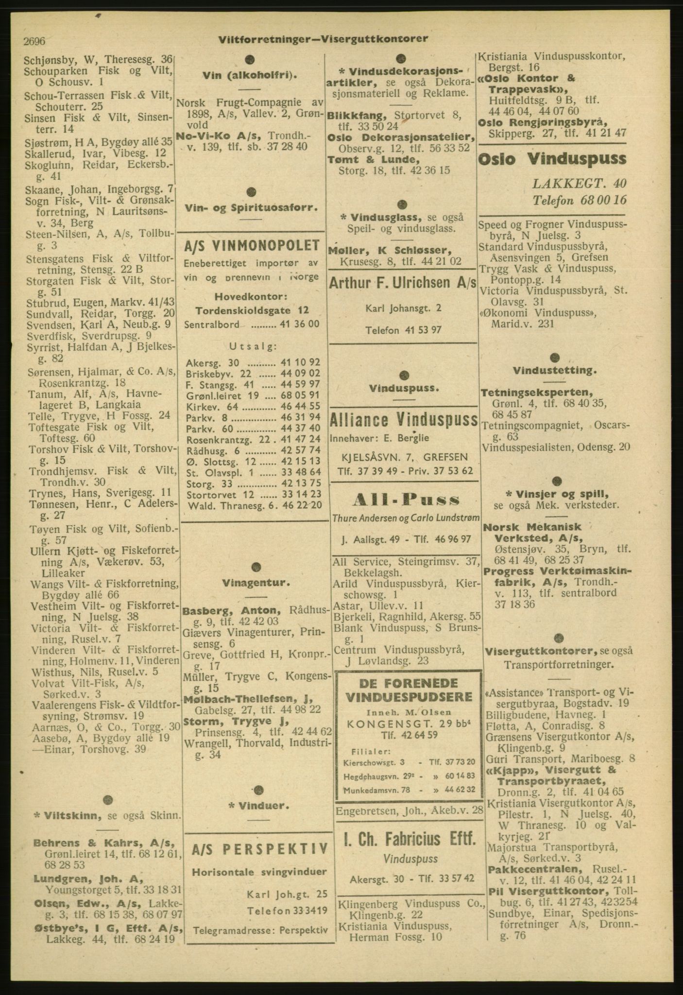 Kristiania/Oslo adressebok, PUBL/-, 1953, p. 2696