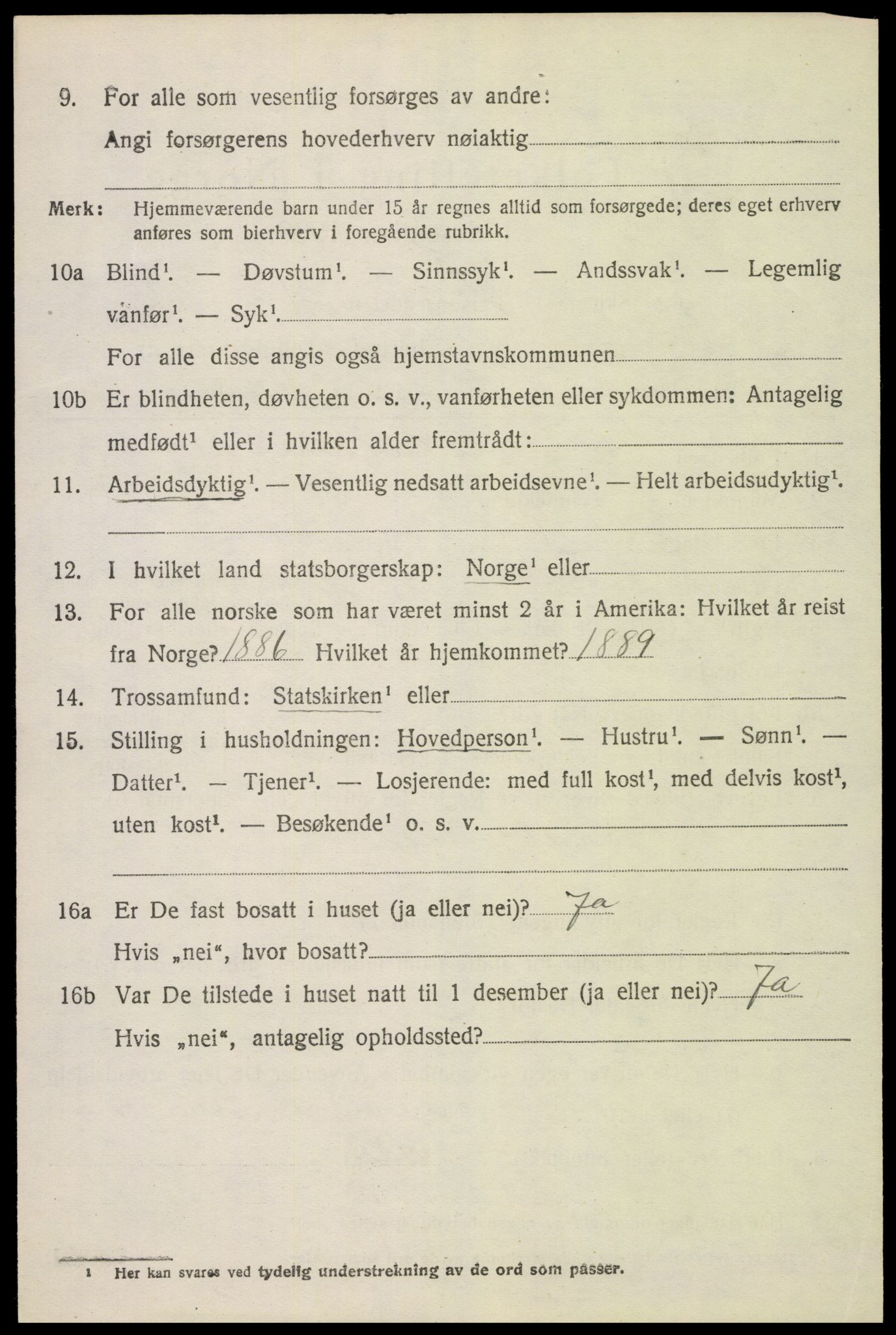 SAH, 1920 census for Løten, 1920, p. 7306