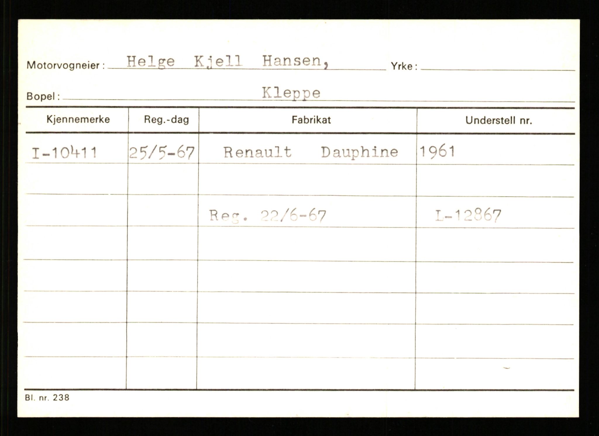 Stavanger trafikkstasjon, AV/SAST-A-101942/0/G/L0002: Registreringsnummer: 5791 - 10405, 1930-1971, p. 3262