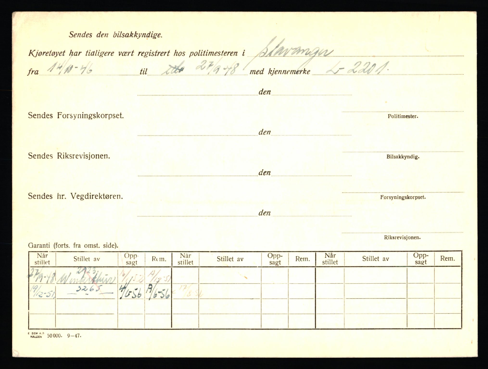 Stavanger trafikkstasjon, AV/SAST-A-101942/0/F/L0026: L-14000 - L-14599, 1930-1971, p. 610