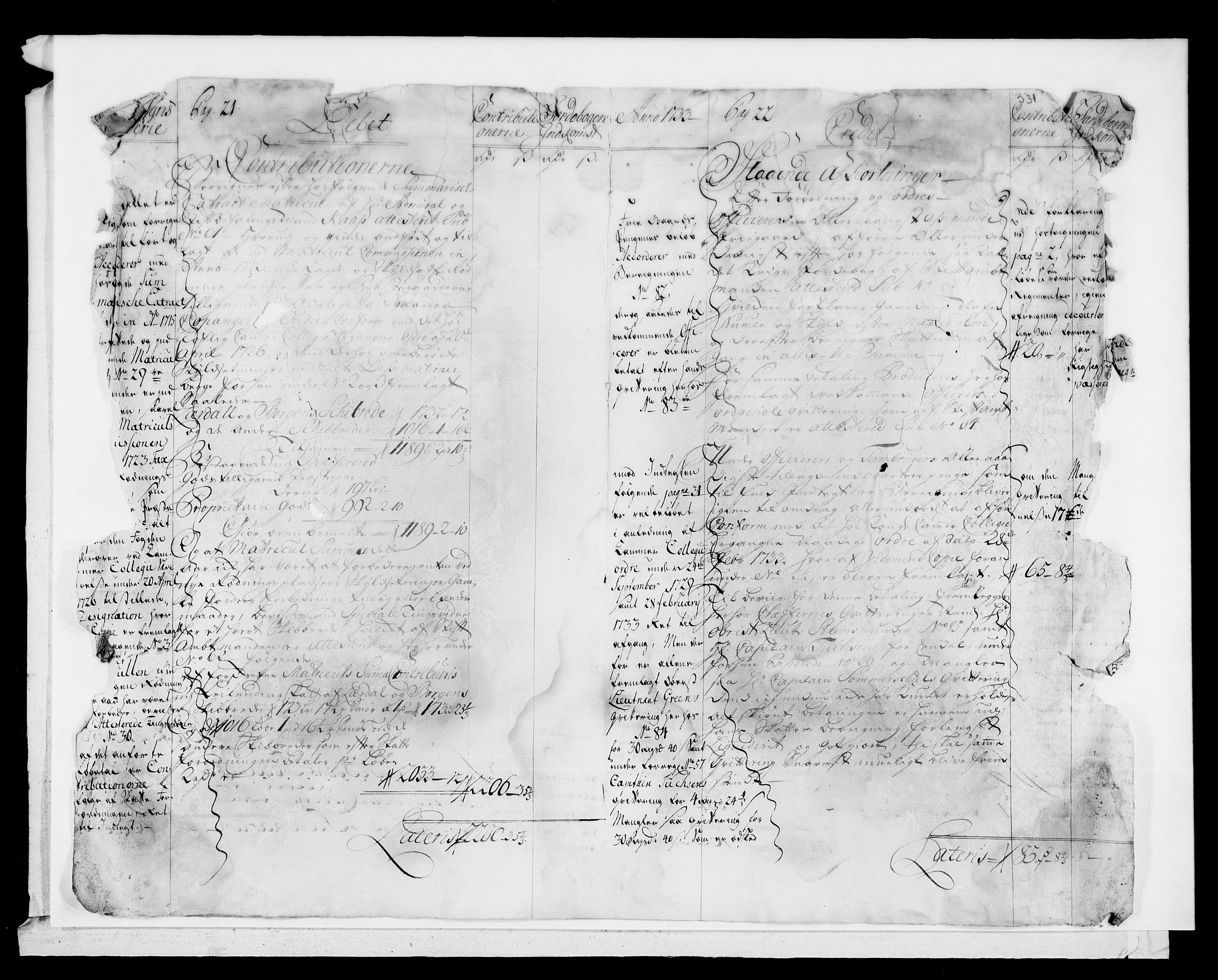 Rentekammeret inntil 1814, Reviderte regnskaper, Fogderegnskap, RA/EA-4092/R52/L3337: Fogderegnskap Sogn, 1733, p. 4