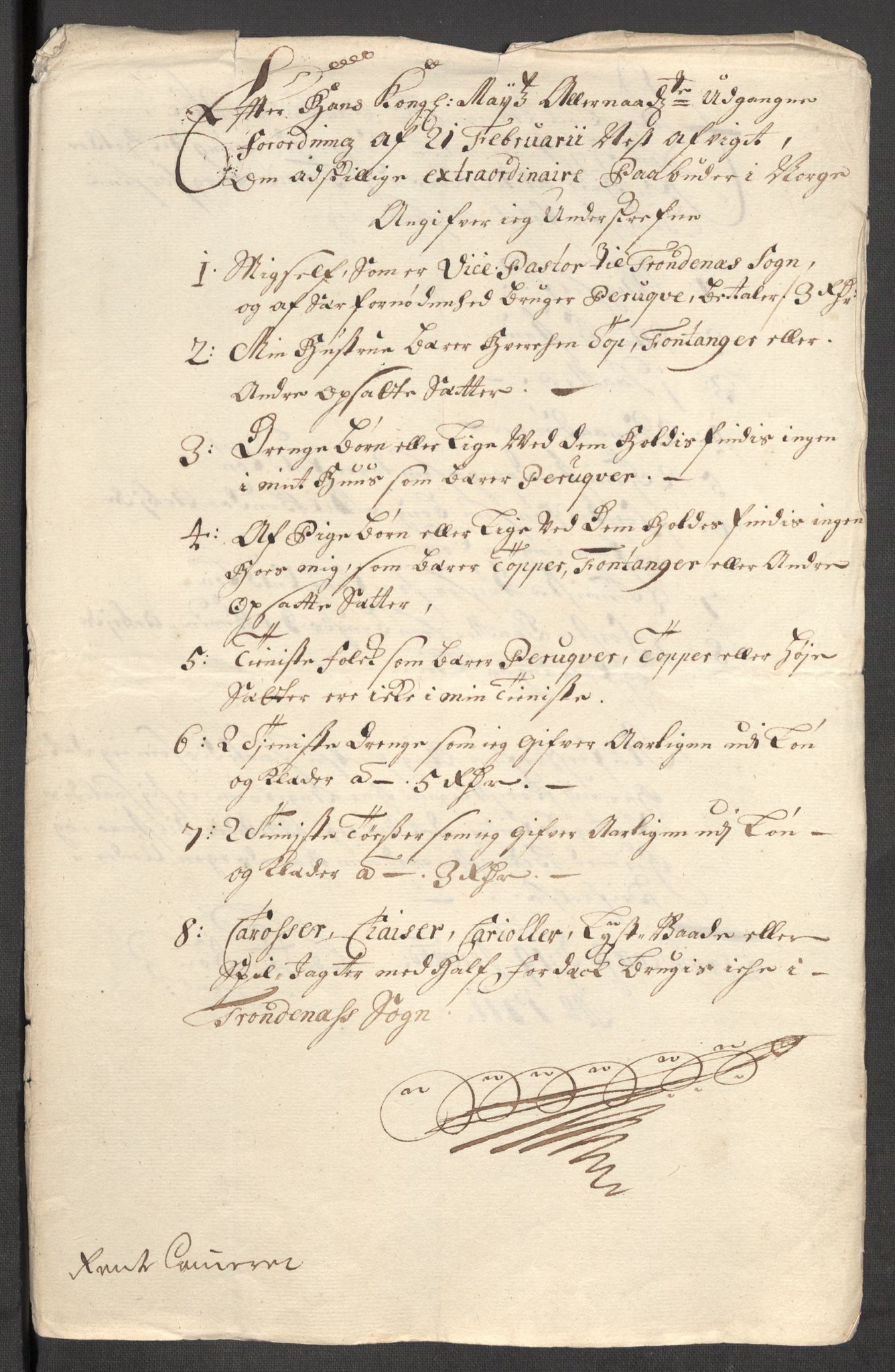 Rentekammeret inntil 1814, Reviderte regnskaper, Fogderegnskap, AV/RA-EA-4092/R68/L4758: Fogderegnskap Senja og Troms, 1711-1712, p. 101