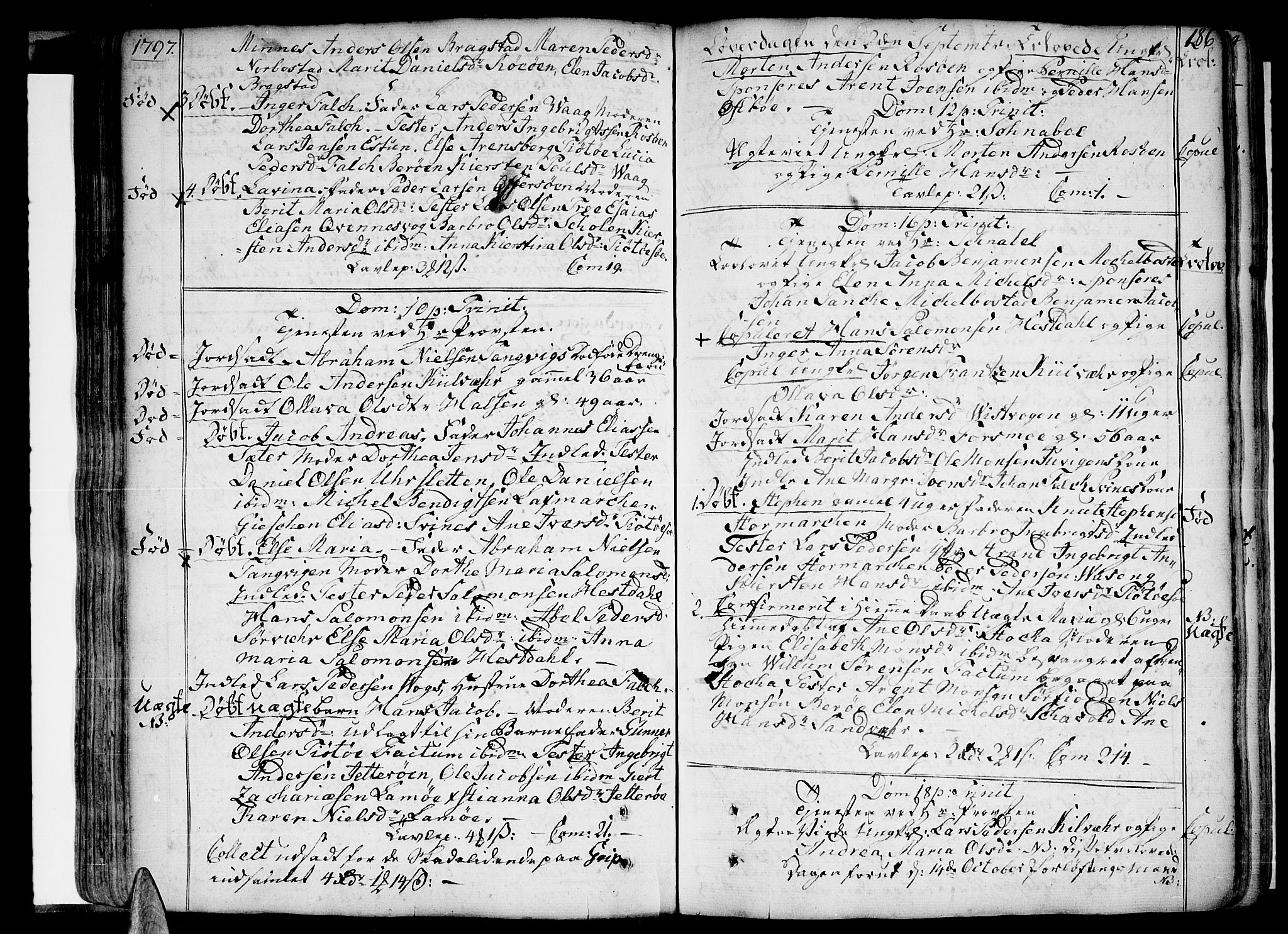 Ministerialprotokoller, klokkerbøker og fødselsregistre - Nordland, SAT/A-1459/830/L0440: Parish register (official) no. 830A07 /2, 1776-1800, p. 186