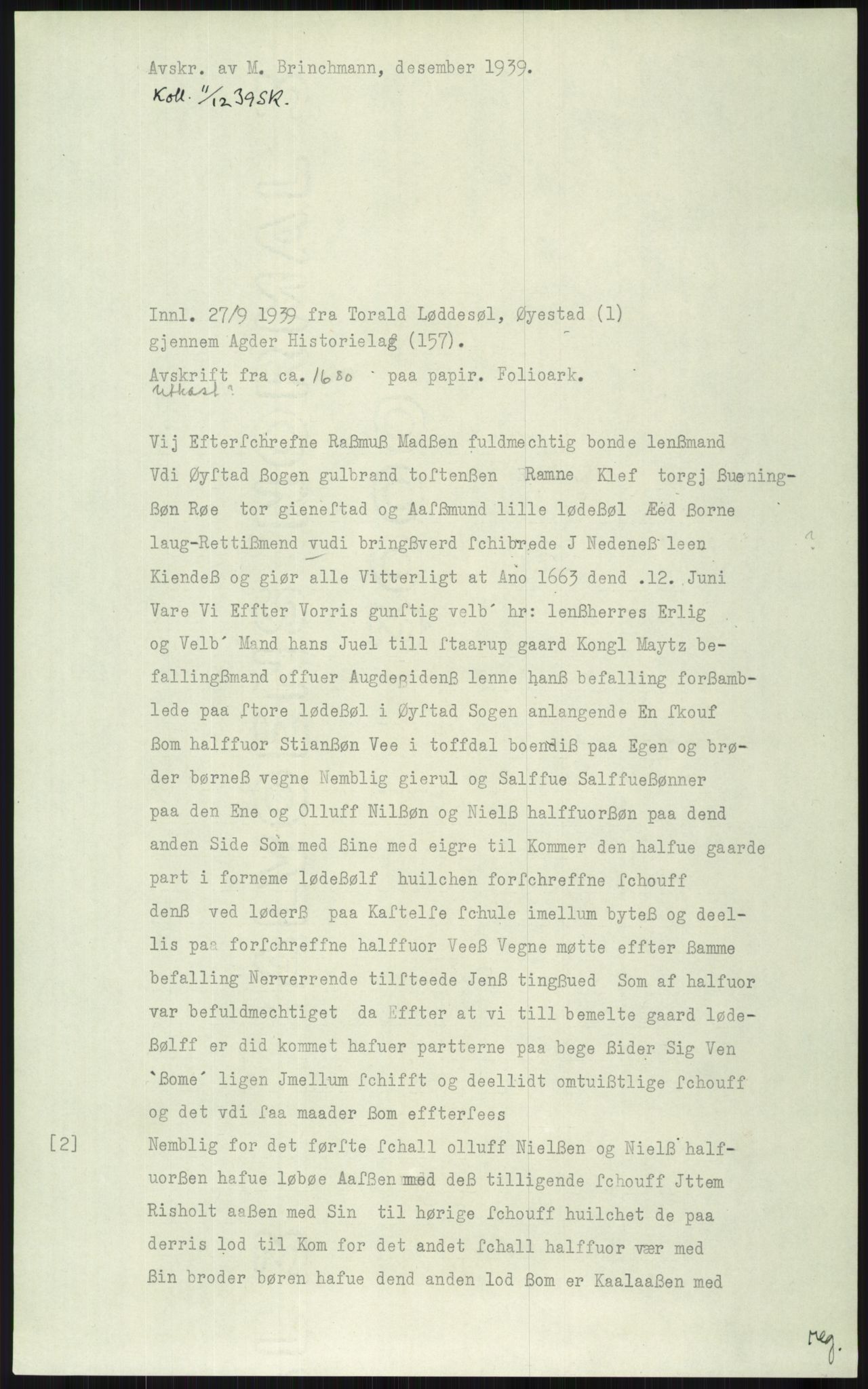 Samlinger til kildeutgivelse, Diplomavskriftsamlingen, RA/EA-4053/H/Ha, p. 3159