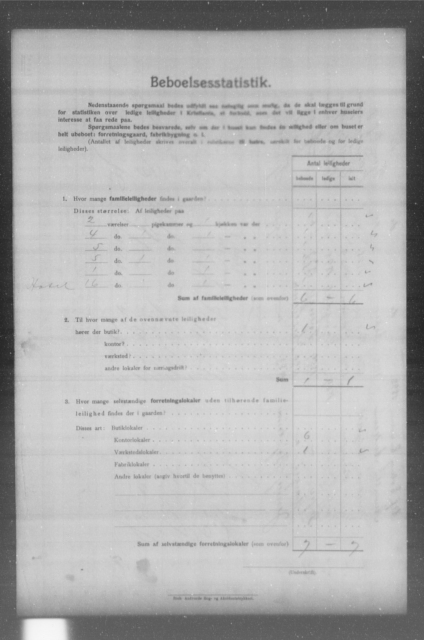 OBA, Municipal Census 1904 for Kristiania, 1904, p. 16568