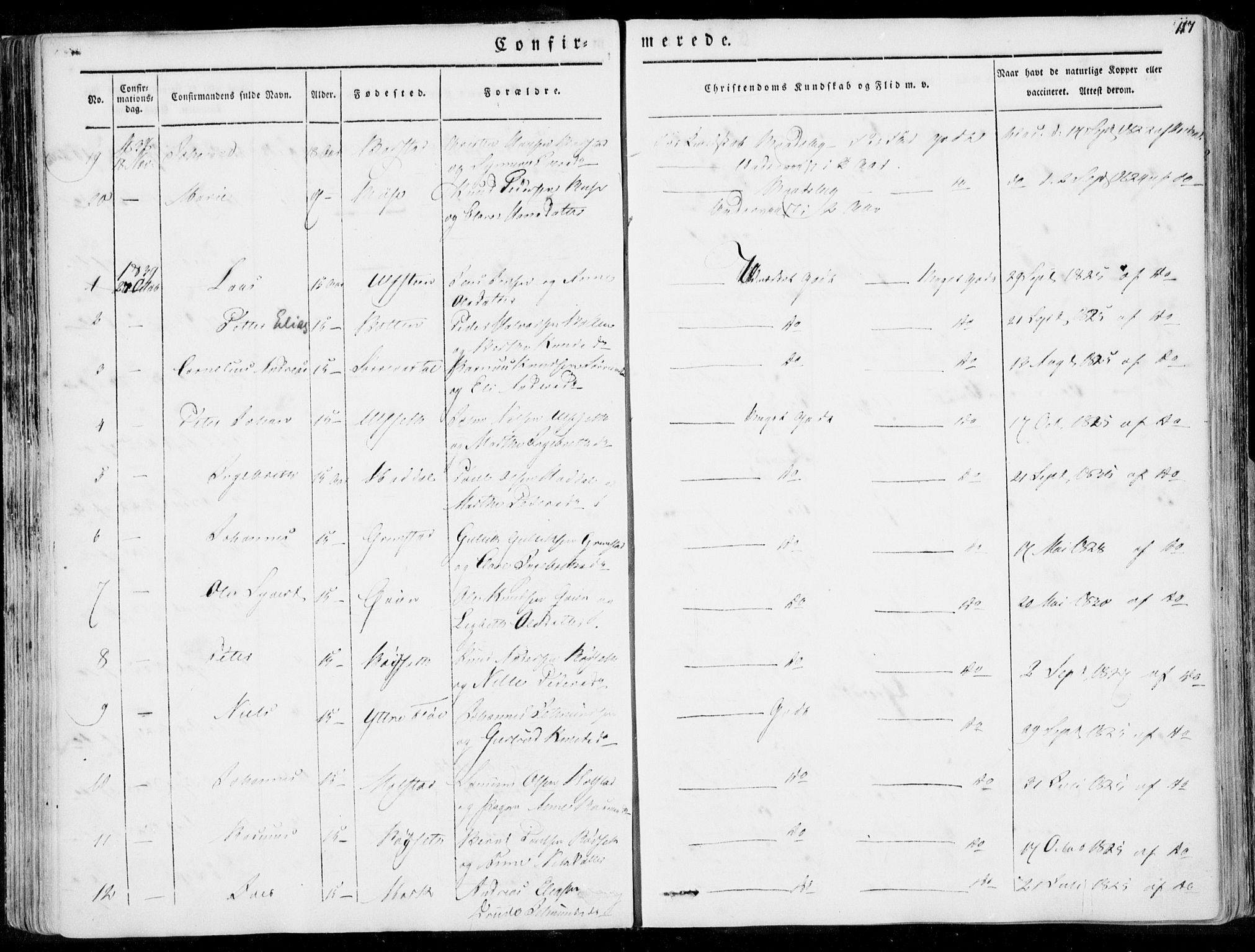 Ministerialprotokoller, klokkerbøker og fødselsregistre - Møre og Romsdal, AV/SAT-A-1454/509/L0104: Parish register (official) no. 509A02, 1833-1847, p. 117