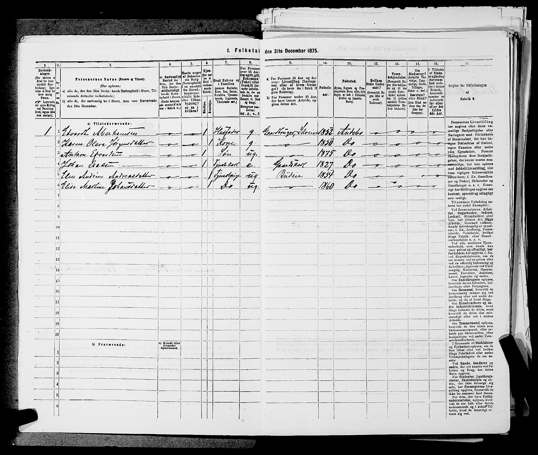 SAKO, 1875 census for 0719P Andebu, 1875, p. 724