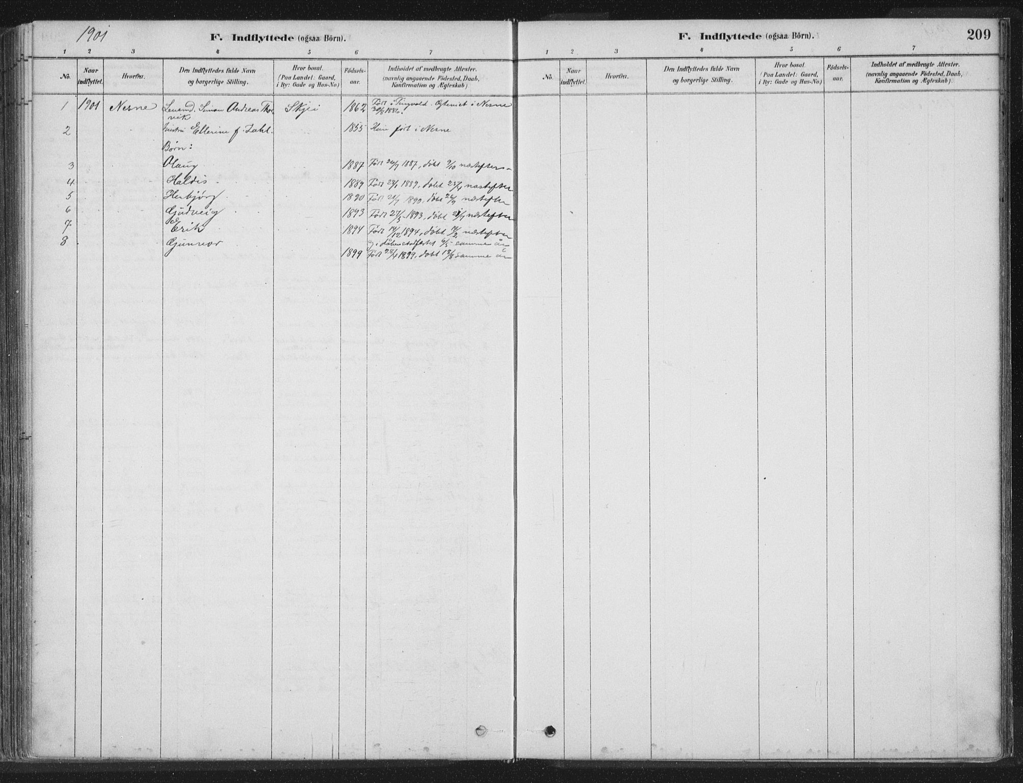 Ministerialprotokoller, klokkerbøker og fødselsregistre - Nord-Trøndelag, SAT/A-1458/788/L0697: Parish register (official) no. 788A04, 1878-1902, p. 209