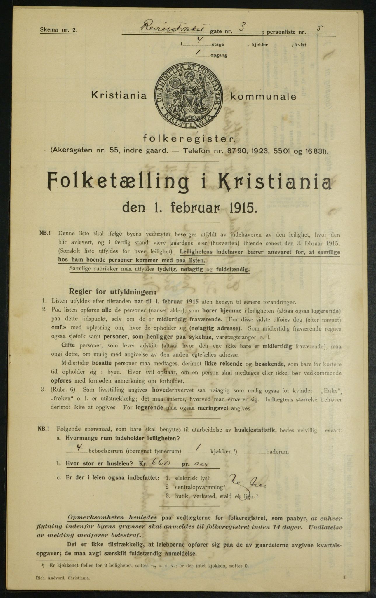 OBA, Municipal Census 1915 for Kristiania, 1915, p. 82595