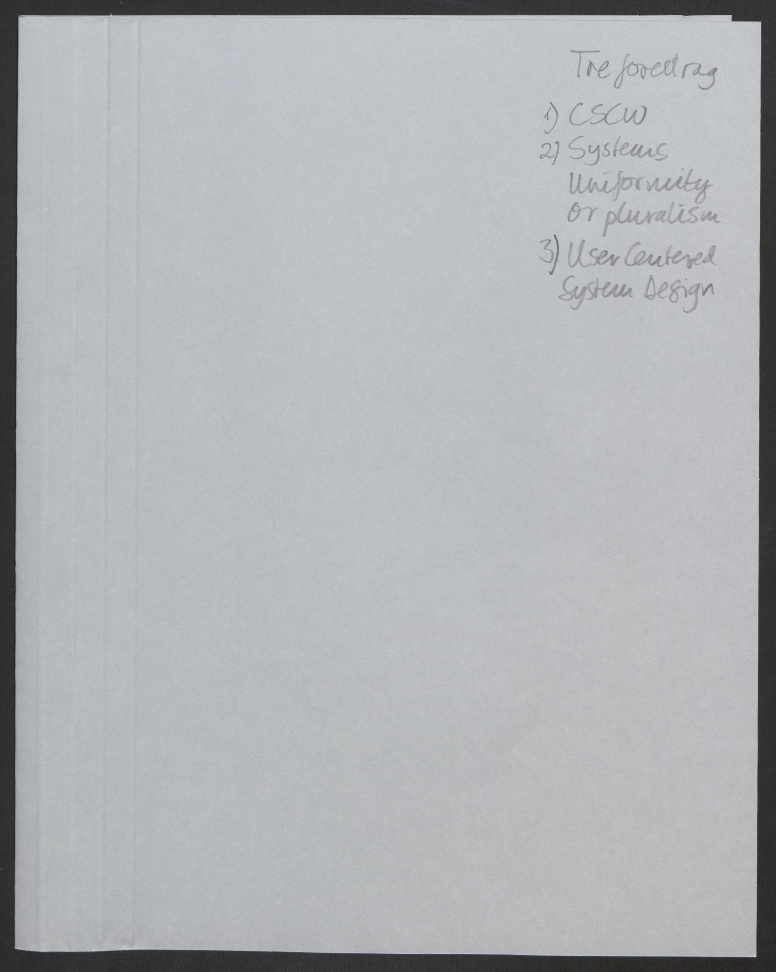 Nygaard, Kristen, AV/RA-PA-1398/F/Fh/L0003: Systemarbeid/brukermedvirkning, 1979-2002, p. 147