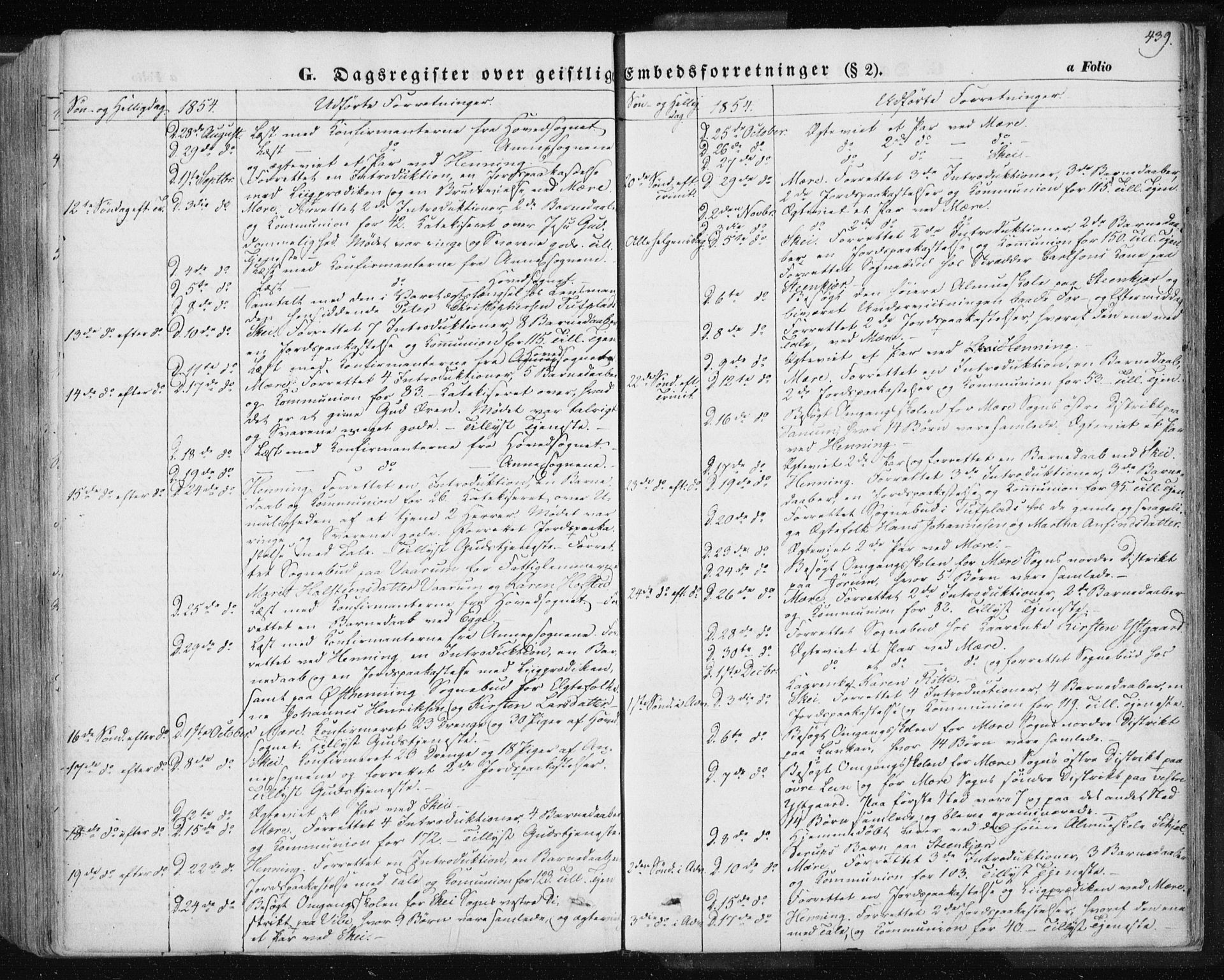 Ministerialprotokoller, klokkerbøker og fødselsregistre - Nord-Trøndelag, SAT/A-1458/735/L0342: Parish register (official) no. 735A07 /1, 1849-1862, p. 439