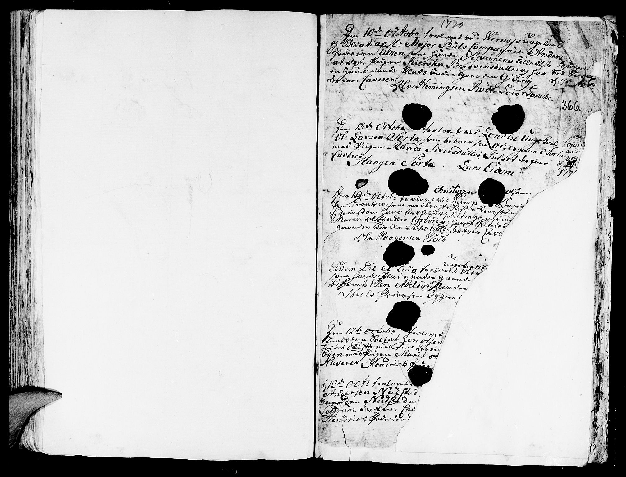 Ministerialprotokoller, klokkerbøker og fødselsregistre - Nord-Trøndelag, AV/SAT-A-1458/709/L0057: Parish register (official) no. 709A05, 1755-1780, p. 366