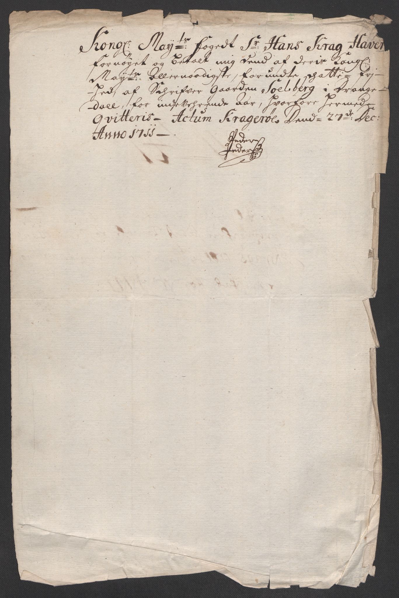 Rentekammeret inntil 1814, Reviderte regnskaper, Fogderegnskap, AV/RA-EA-4092/R36/L2120: Fogderegnskap Øvre og Nedre Telemark og Bamble, 1711, p. 336