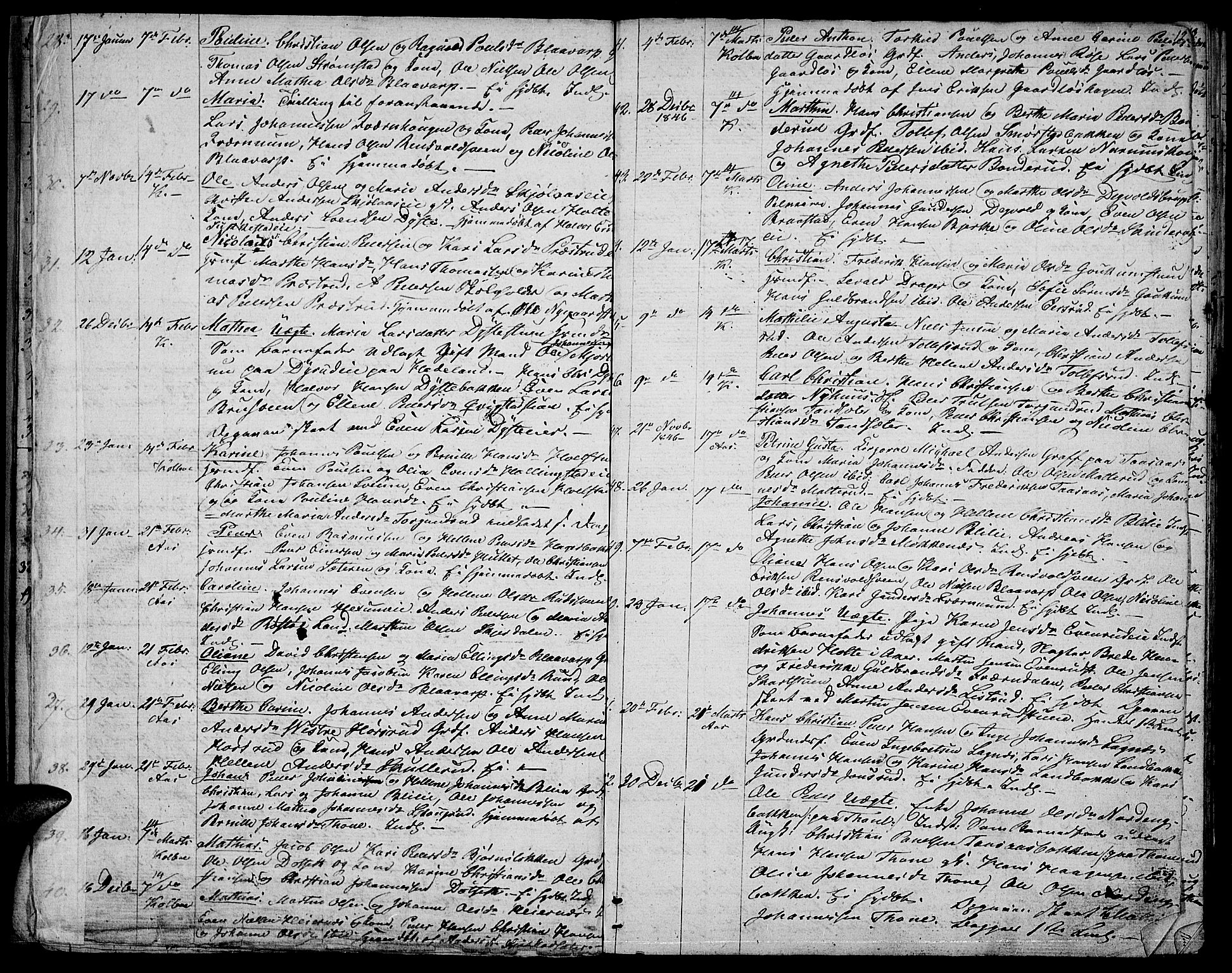 Vestre Toten prestekontor, SAH/PREST-108/H/Ha/Hab/L0003: Parish register (copy) no. 3, 1846-1854, p. 12