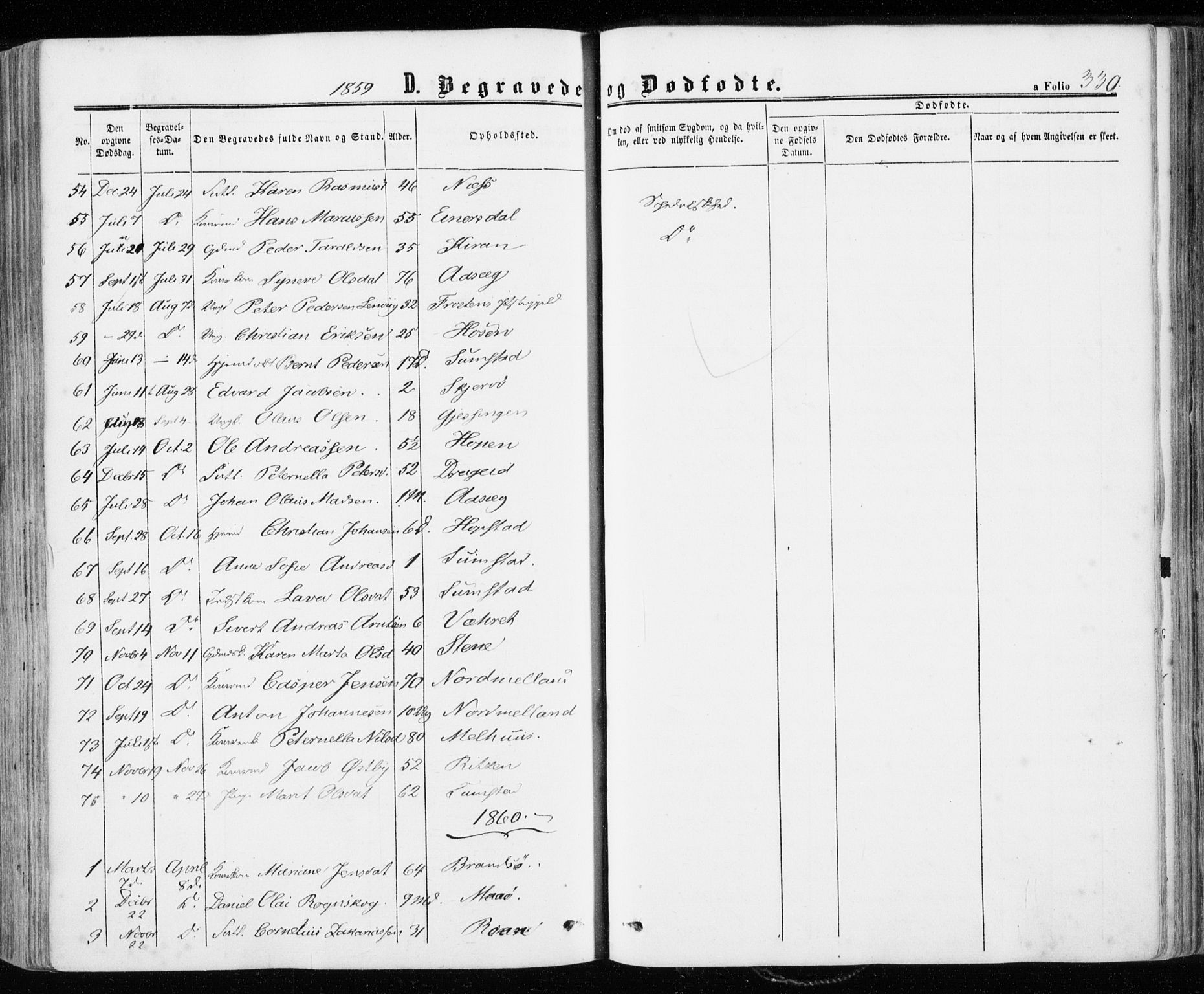 Ministerialprotokoller, klokkerbøker og fødselsregistre - Sør-Trøndelag, SAT/A-1456/657/L0705: Parish register (official) no. 657A06, 1858-1867, p. 330