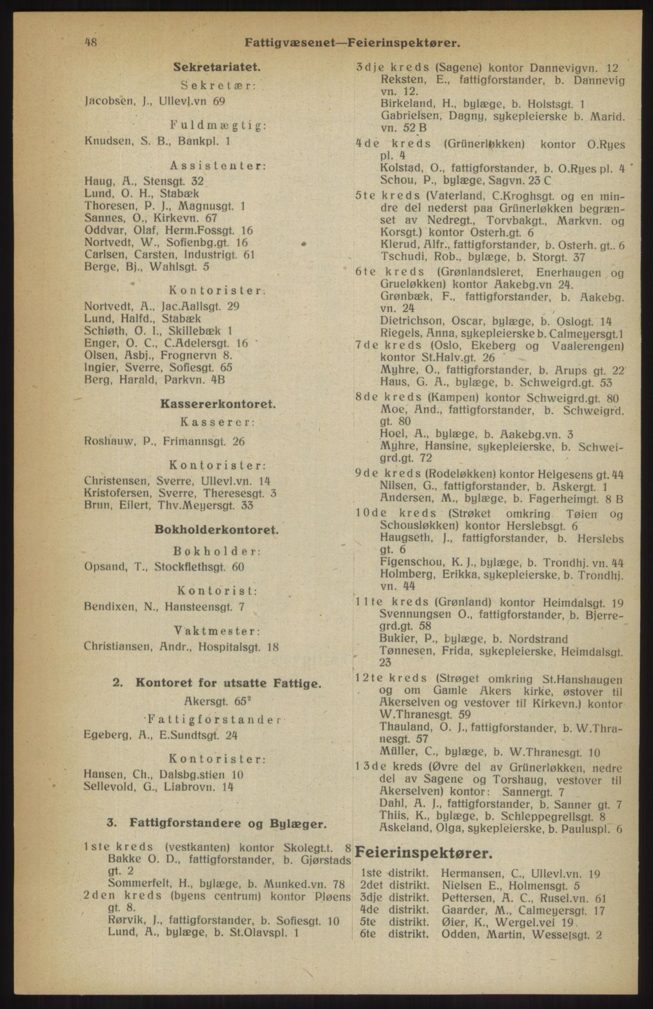 Kristiania/Oslo adressebok, PUBL/-, 1914, p. 48