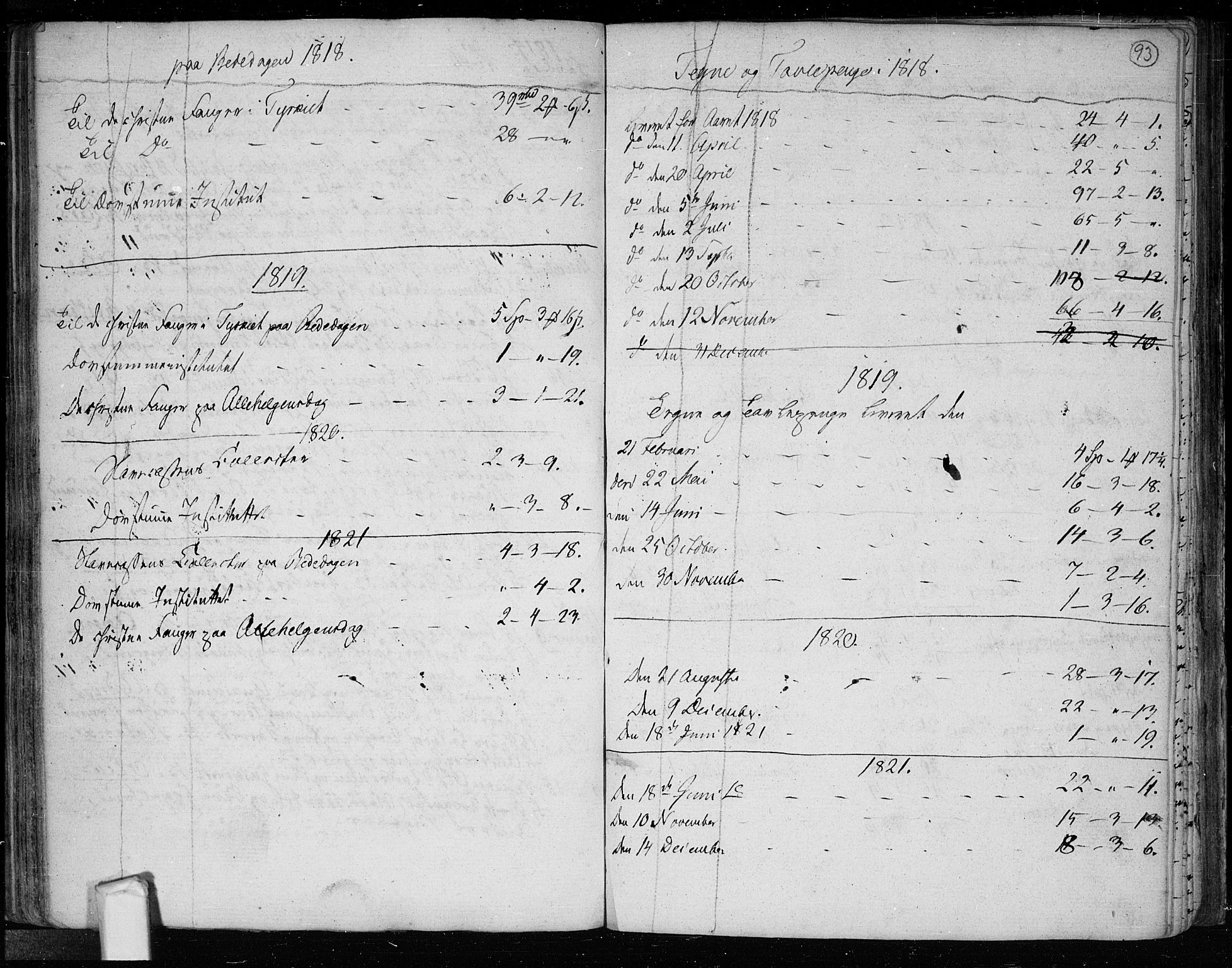 Trøgstad prestekontor Kirkebøker, SAO/A-10925/F/Fa/L0005: Parish register (official) no. I 5, 1784-1814, p. 93