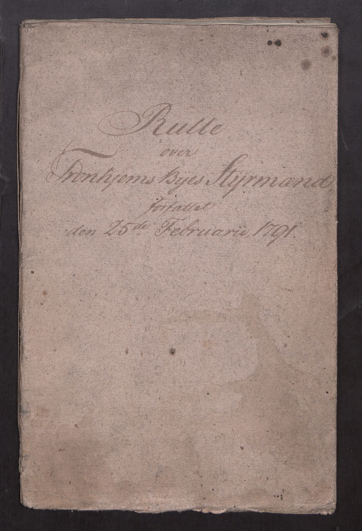 Sjøinnrulleringen - Trondhjemske distrikt, AV/SAT-A-5121/01/L0008/0002: -- / Ruller over Trondhjem bys styrmenn, 1761-1791, p. 21