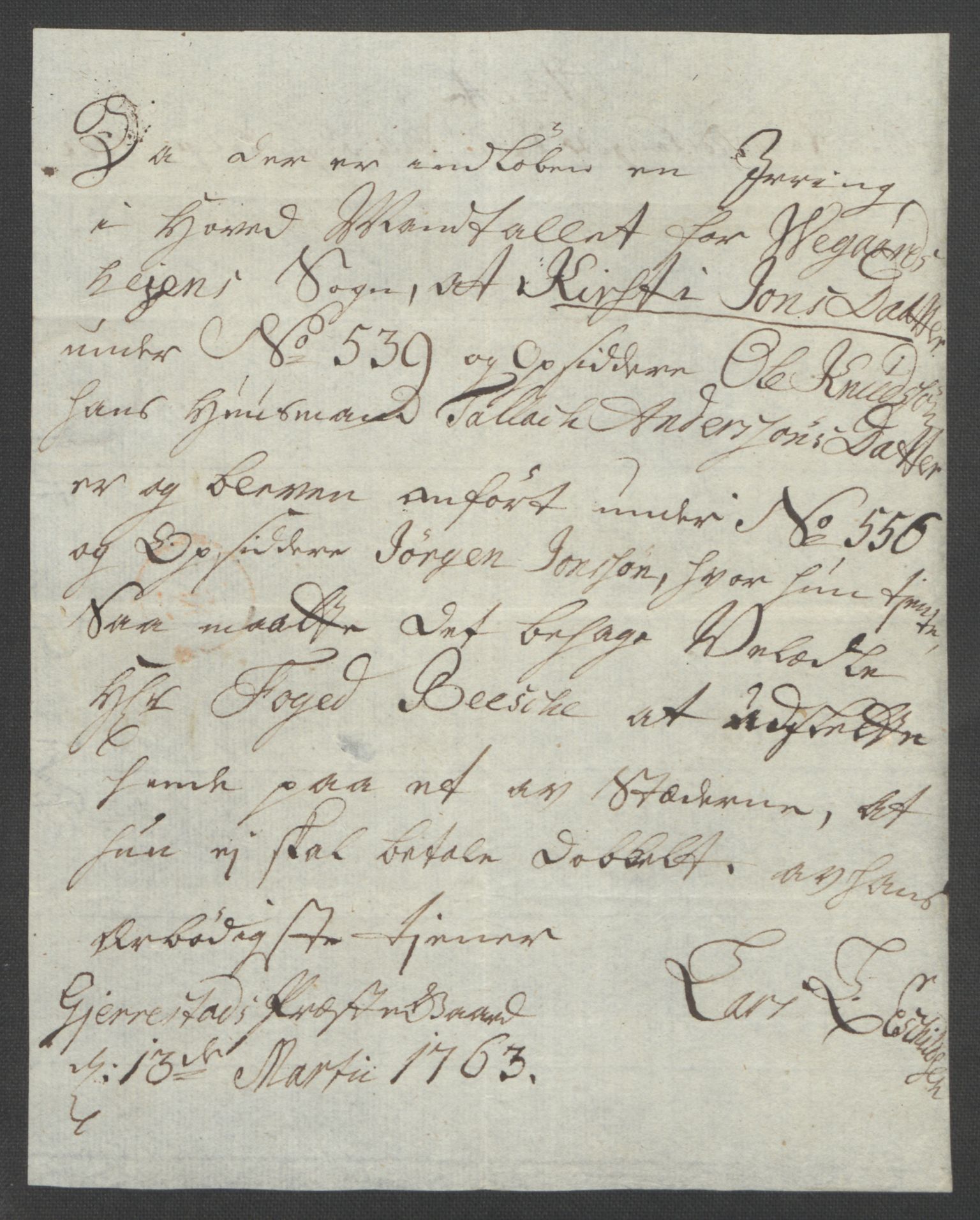 Rentekammeret inntil 1814, Reviderte regnskaper, Fogderegnskap, AV/RA-EA-4092/R40/L2517: Ekstraskatten Råbyggelag, 1762-1763, p. 250