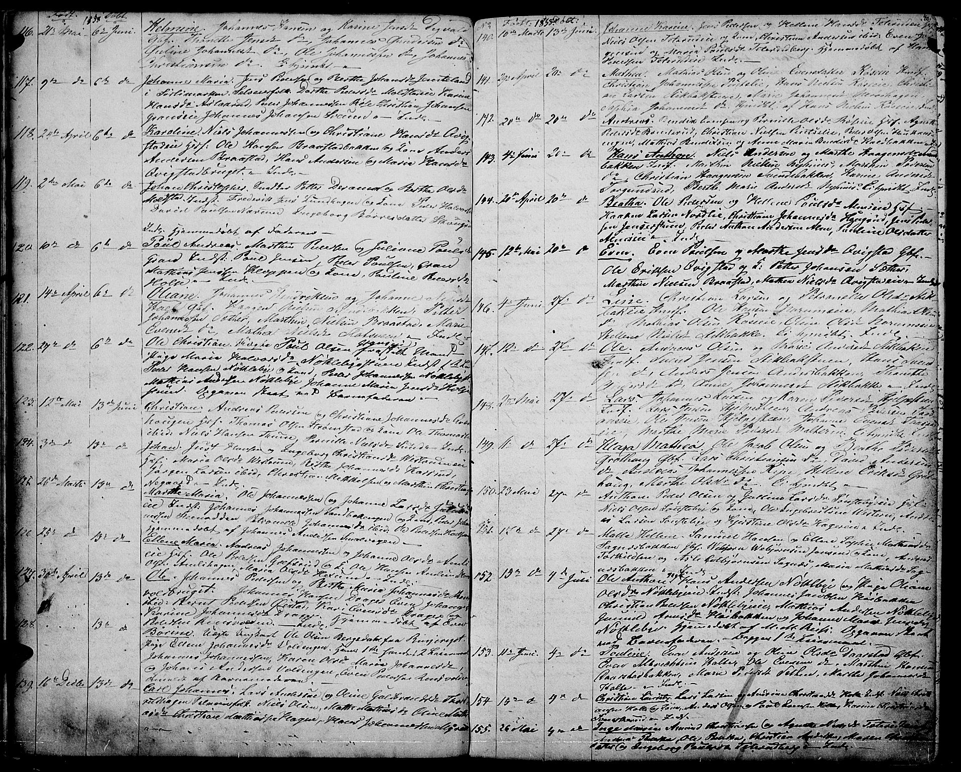 Vestre Toten prestekontor, AV/SAH-PREST-108/H/Ha/Hab/L0005: Parish register (copy) no. 5, 1854-1870, p. 40