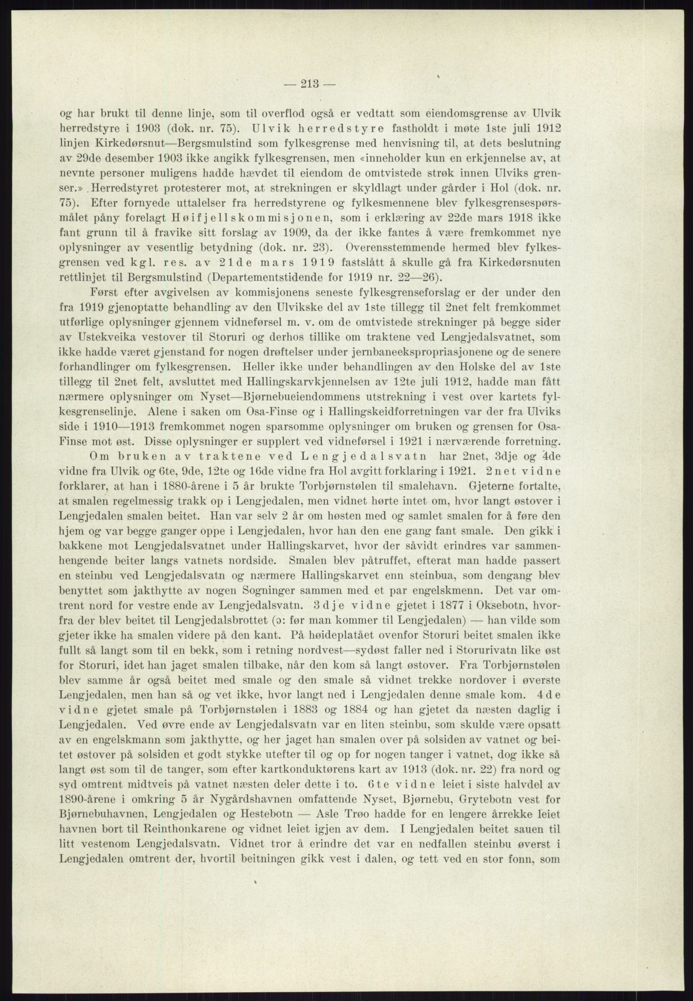 Høyfjellskommisjonen, AV/RA-S-1546/X/Xa/L0001: Nr. 1-33, 1909-1953, p. 819