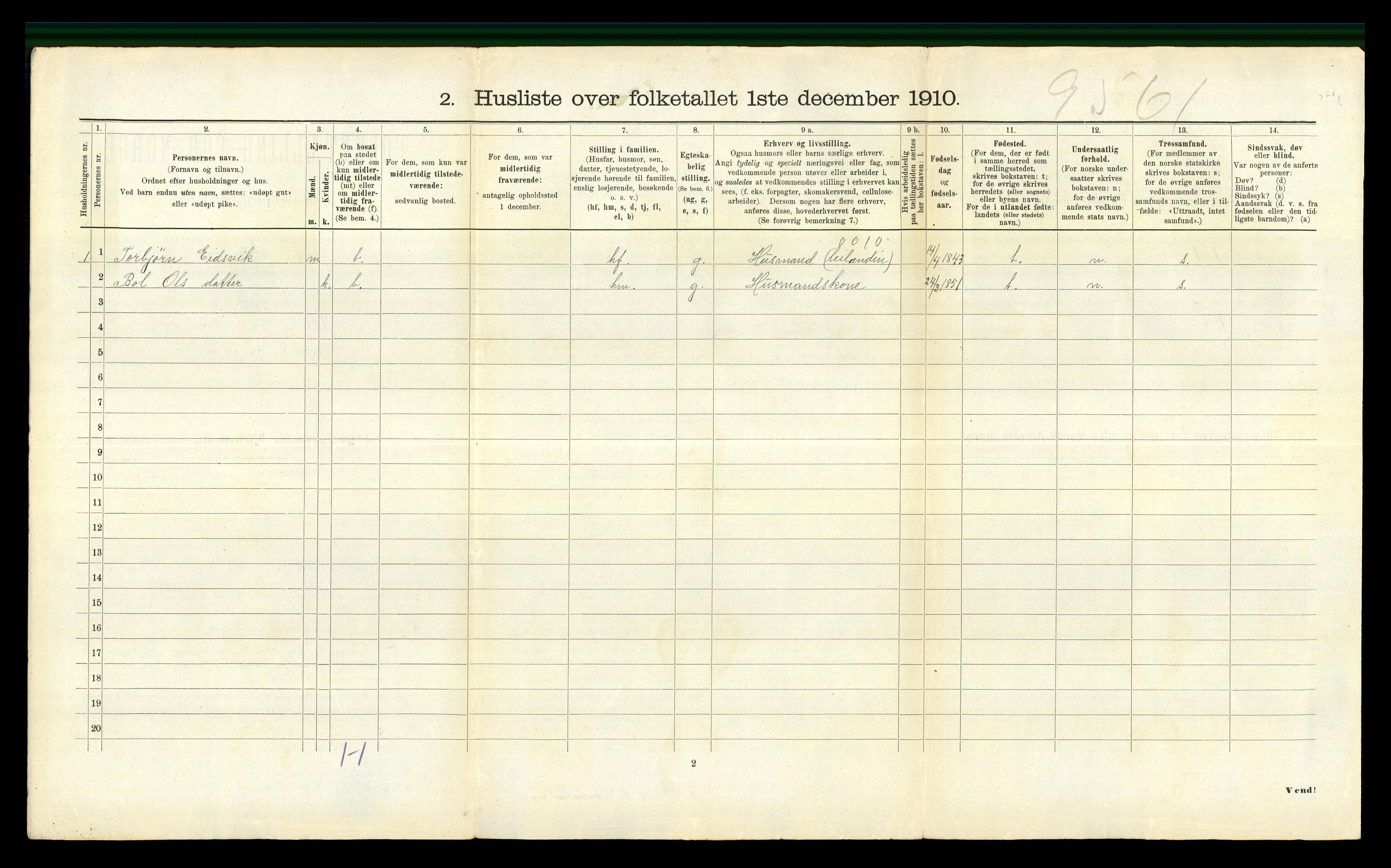 RA, 1910 census for Kvinnherad, 1910, p. 1200