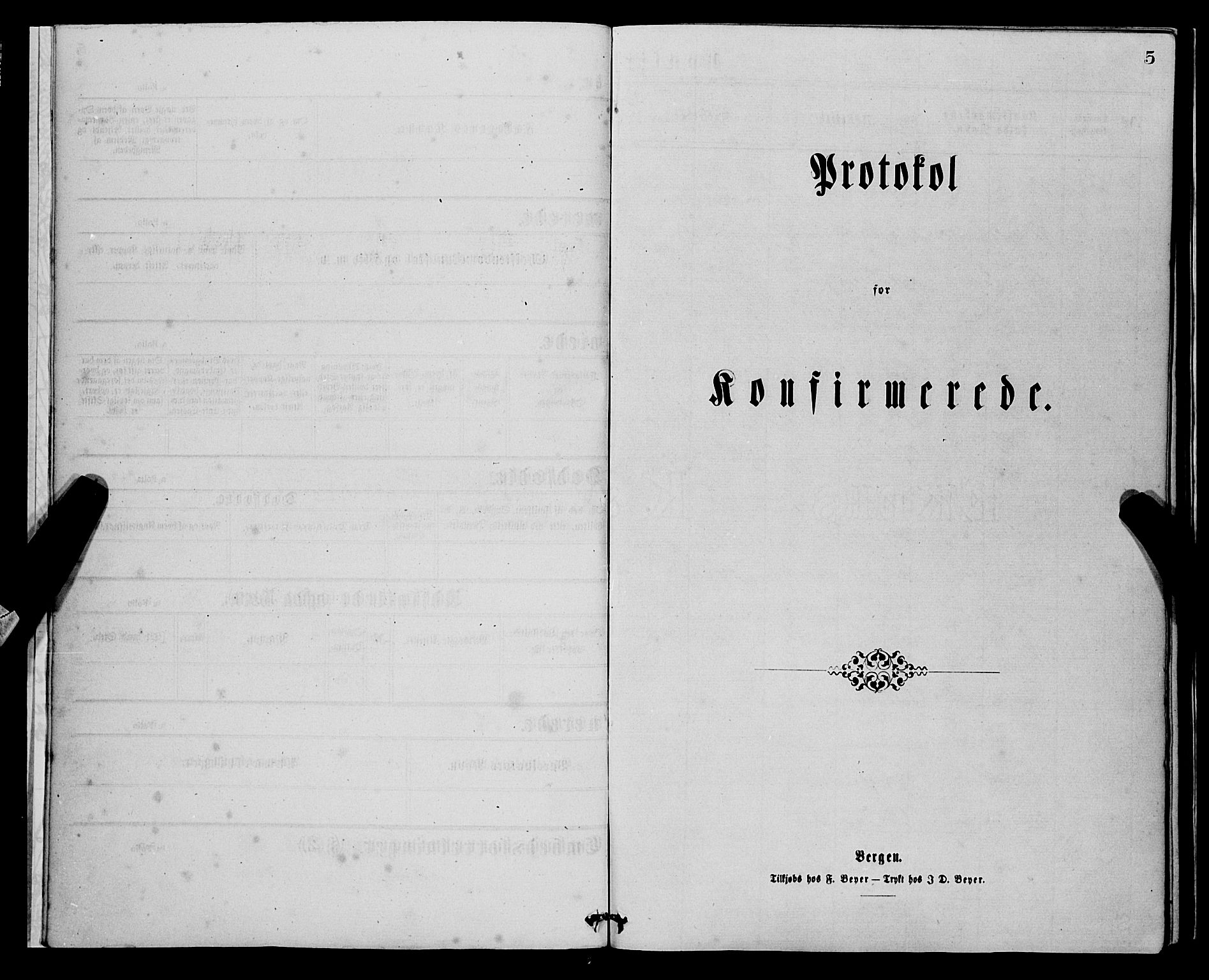 Askvoll sokneprestembete, SAB/A-79501/H/Haa/Haaa/L0013: Parish register (official) no. A 13, 1865-1878, p. 5