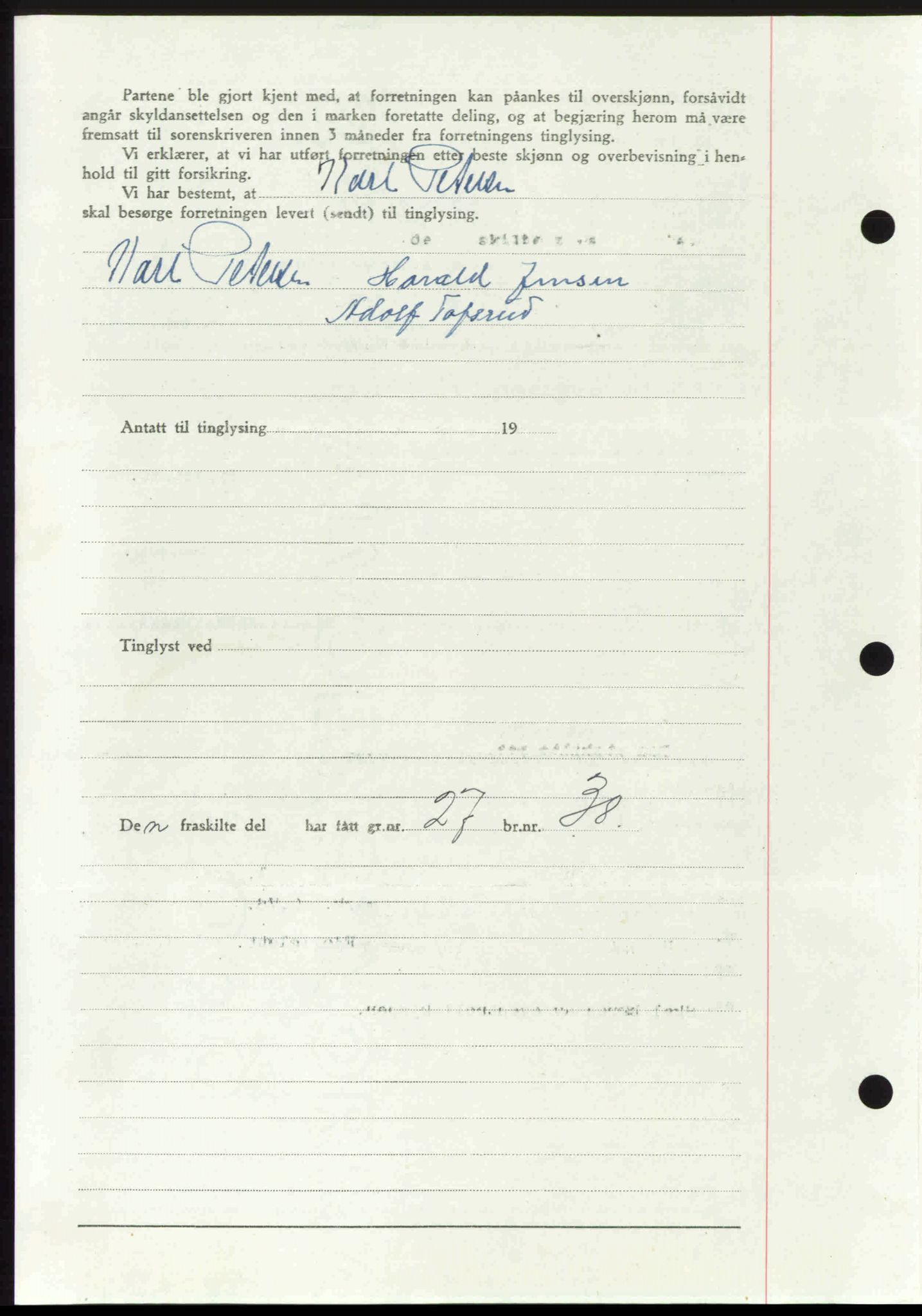 Nedre Romerike sorenskriveri, AV/SAO-A-10469/G/Gb/Gbd/L0017: Mortgage book no. 17, 1946-1946, Diary no: : 4167/1946