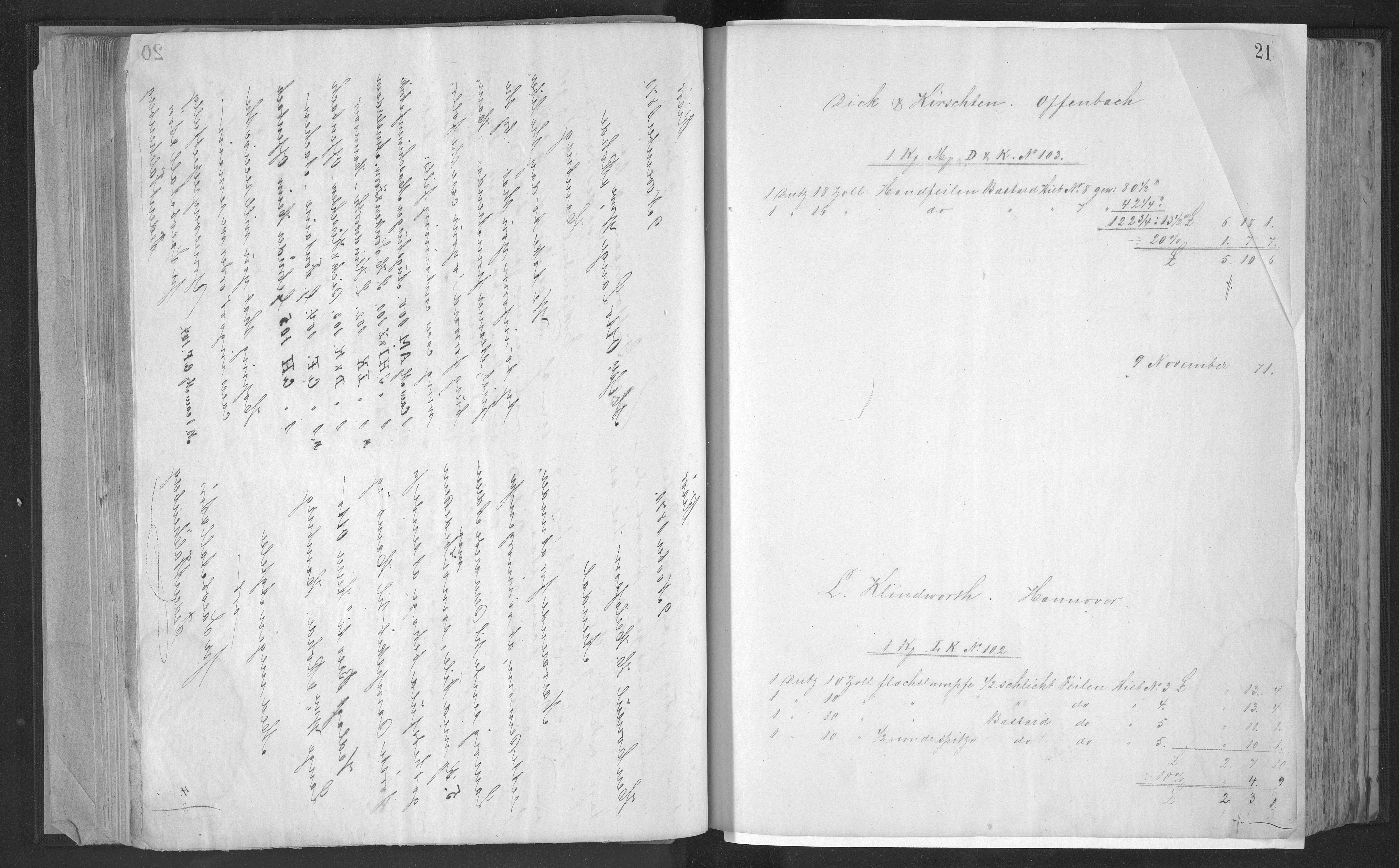 Egelands Jernverk, AAKS/PA-1907/01/L0006: Kopibok, 1871-1873, p. 21
