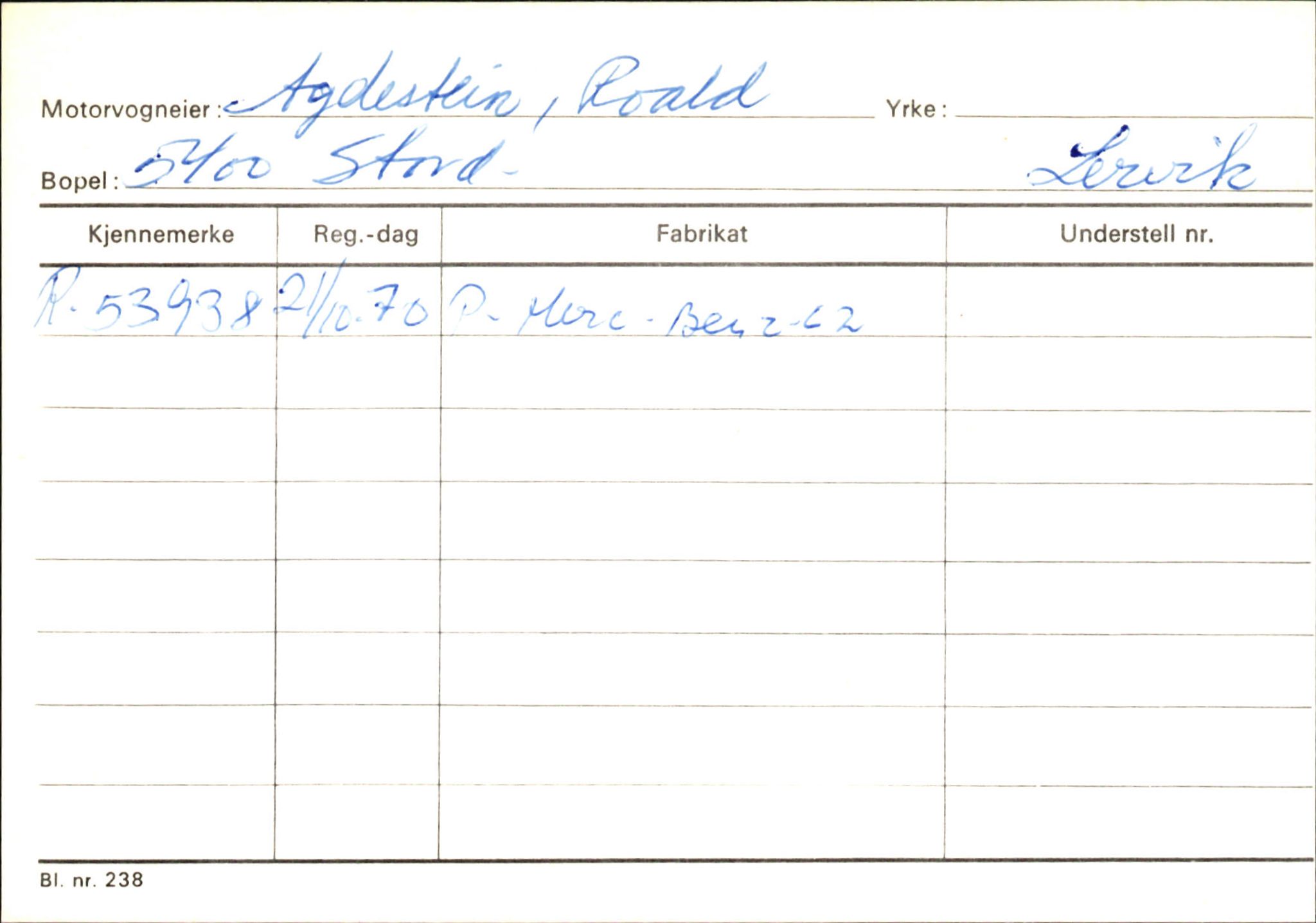 Statens vegvesen, Hordaland vegkontor, AV/SAB-A-5201/2/Ha/L0001: R-eierkort A, 1920-1971, p. 161