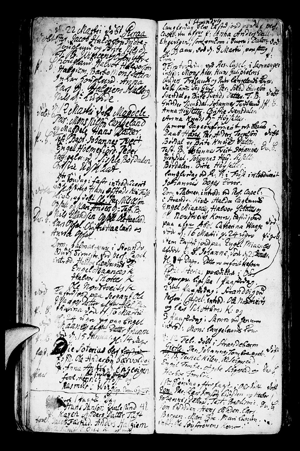 Os sokneprestembete, AV/SAB-A-99929: Parish register (official) no. A 9, 1766-1779, p. 21