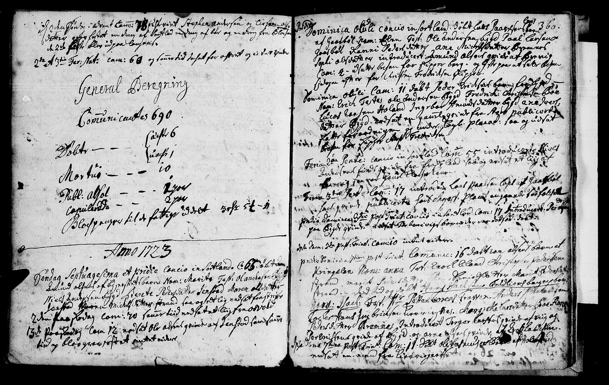 Ministerialprotokoller, klokkerbøker og fødselsregistre - Nordland, AV/SAT-A-1459/888/L1231: Parish register (official) no. 888A01 /2, 1704-1729, p. 360