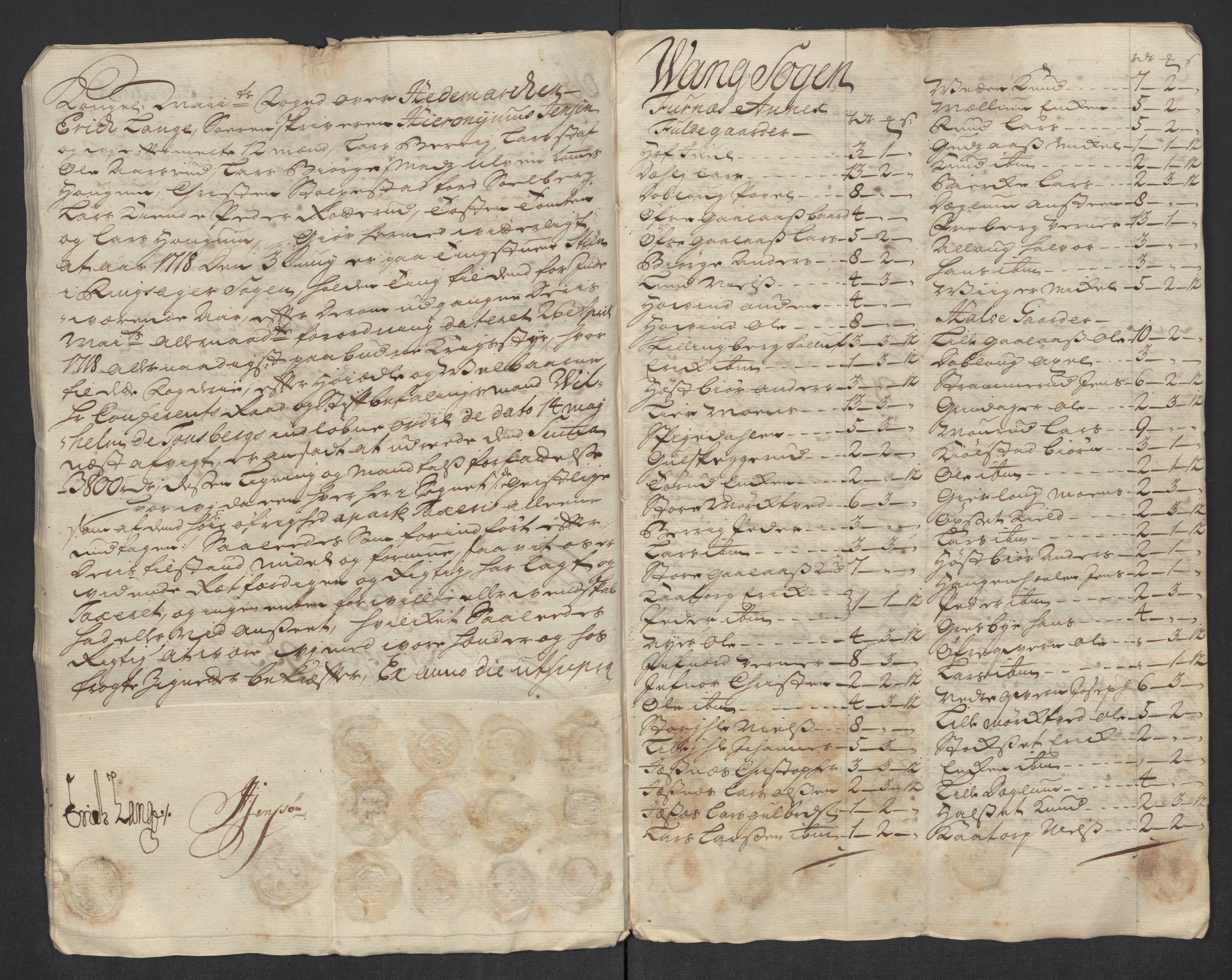 Rentekammeret inntil 1814, Reviderte regnskaper, Fogderegnskap, AV/RA-EA-4092/R16/L1057: Fogderegnskap Hedmark, 1718, p. 166