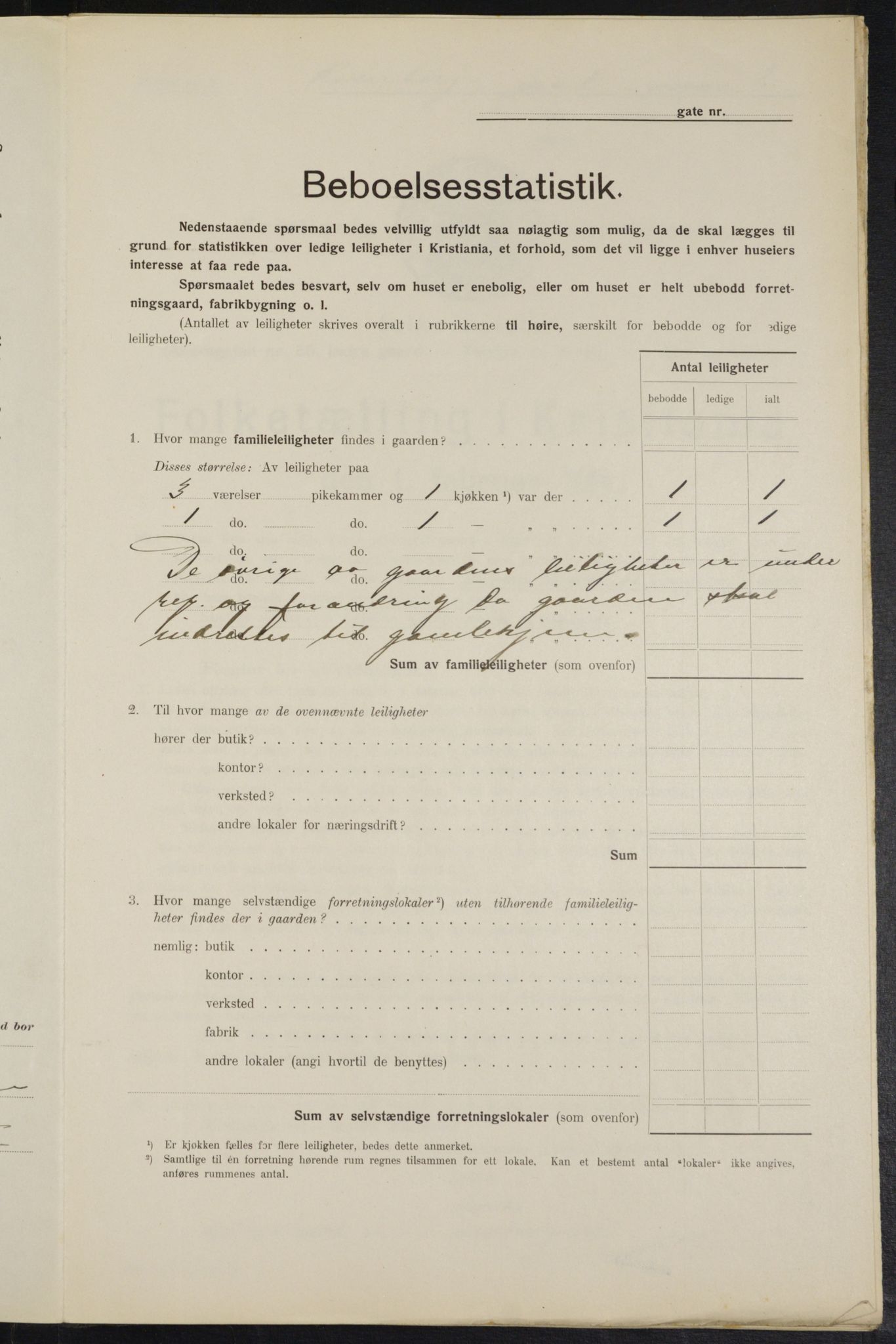 OBA, Municipal Census 1914 for Kristiania, 1914, p. 83296