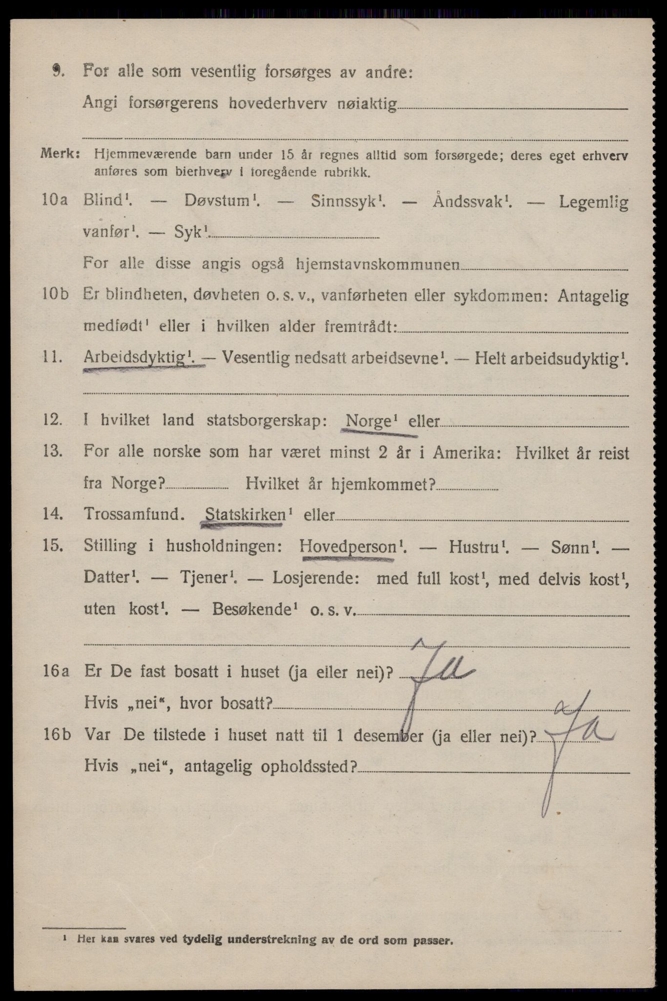 SAKO, 1920 census for Hjartdal, 1920, p. 2237
