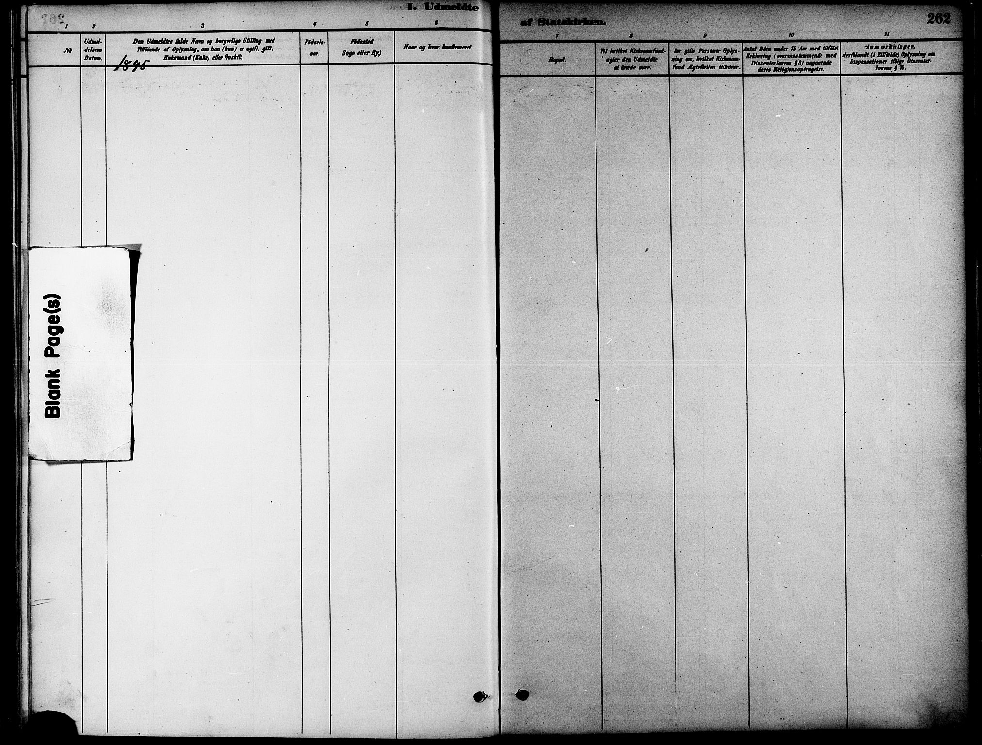 Ministerialprotokoller, klokkerbøker og fødselsregistre - Nord-Trøndelag, SAT/A-1458/739/L0371: Parish register (official) no. 739A03, 1881-1895, p. 262